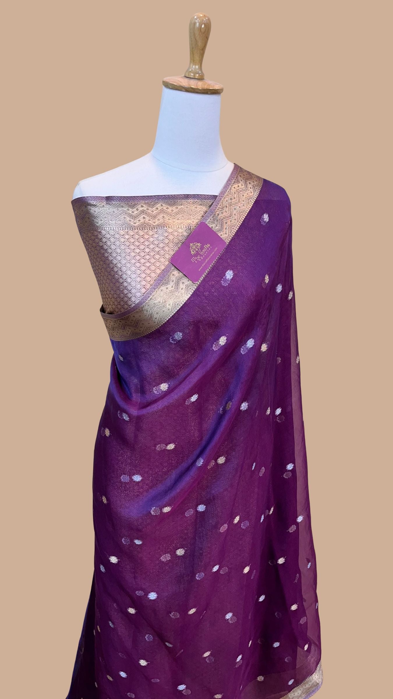 Pure Kora Tissue Silk Banarasi Saree