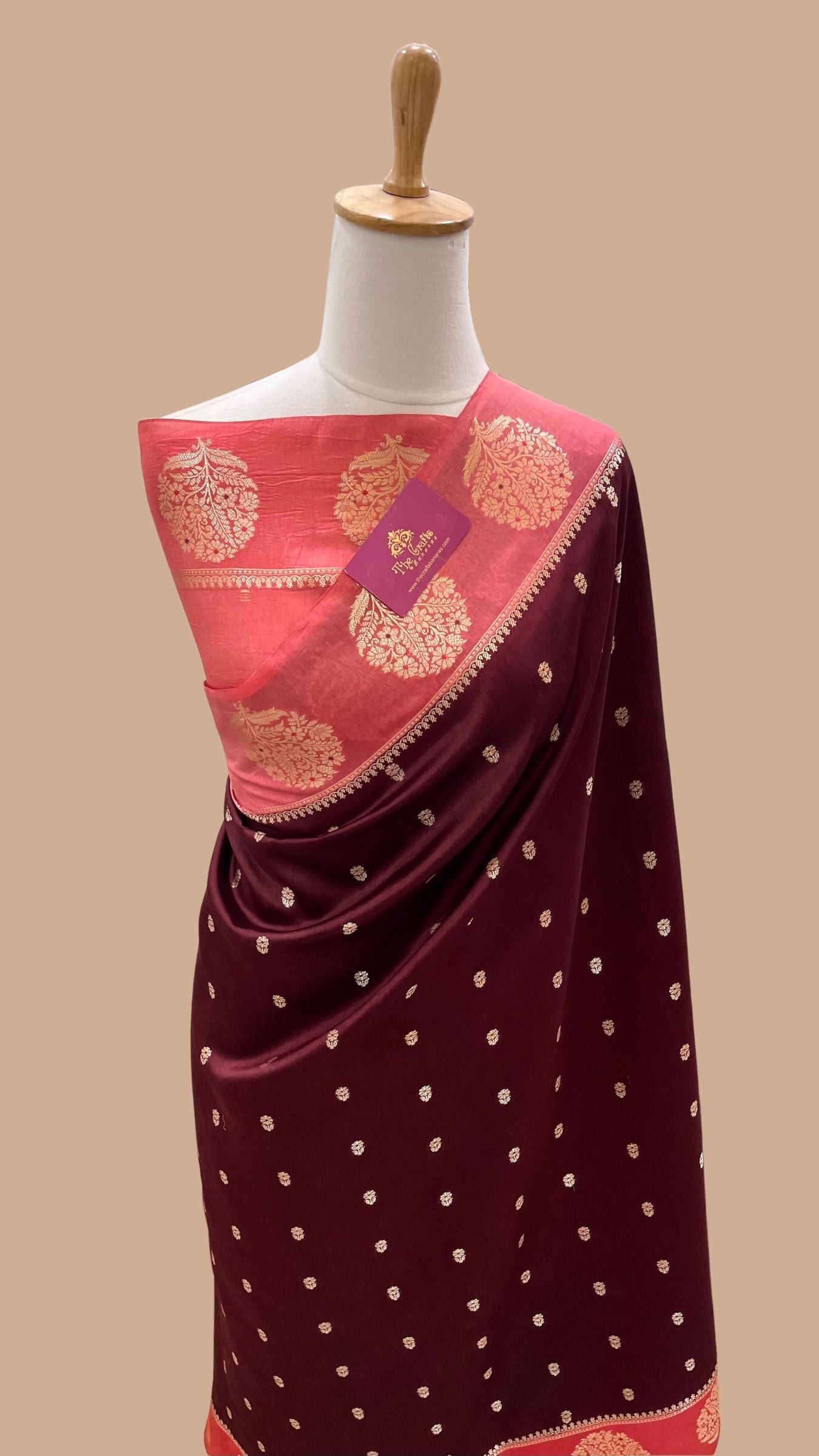 Pure Mango Silk Banarasi Saree