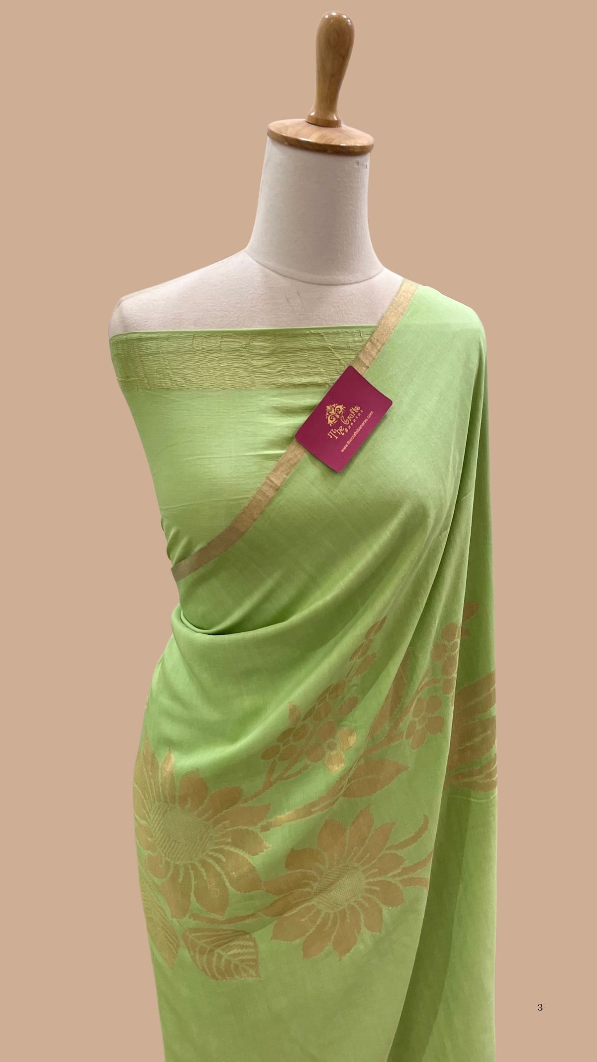 Pure Munga Silk Handloom Banarasi Saree