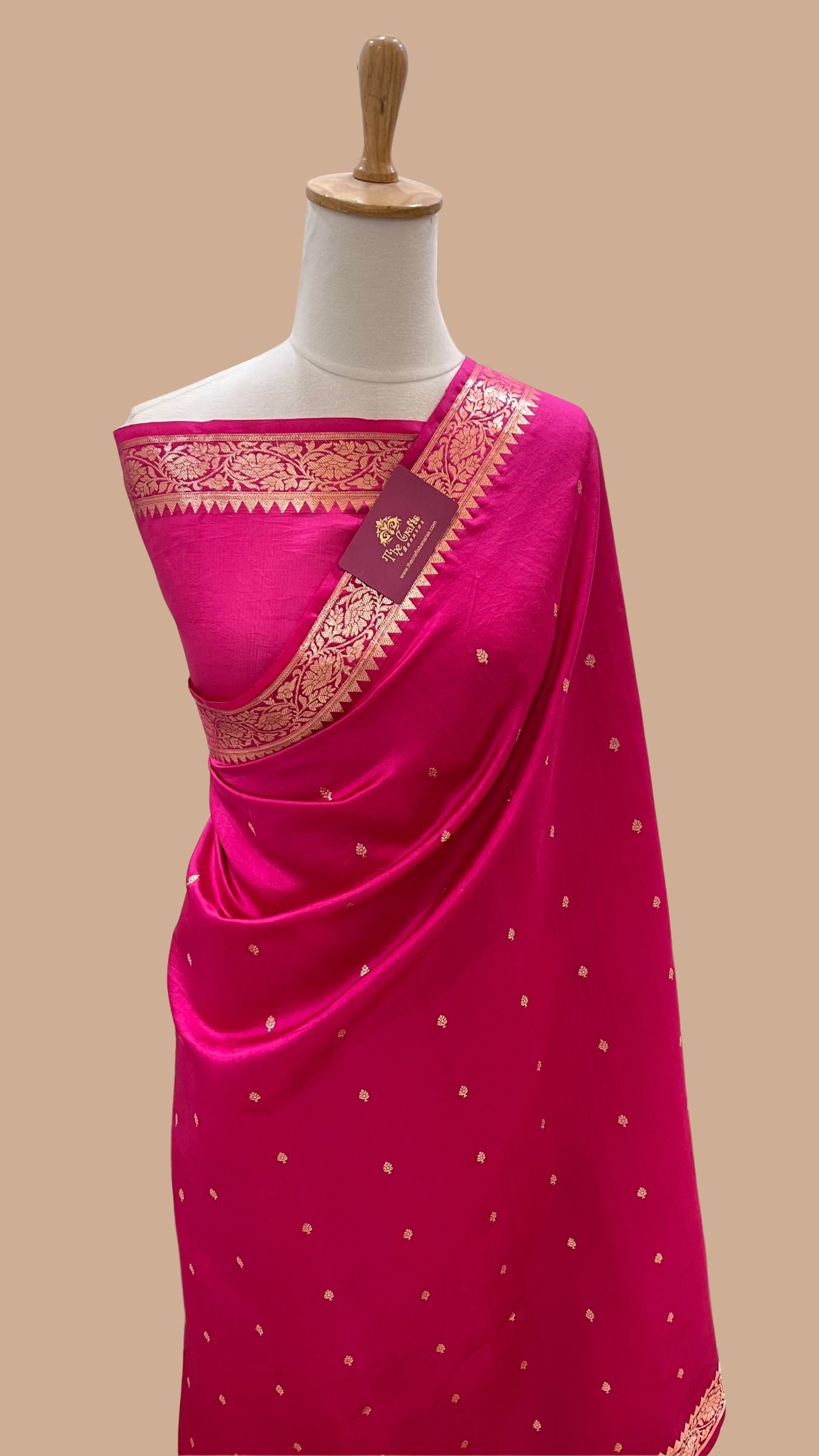 Pure Mango Silk Handloom Banarasi Saree