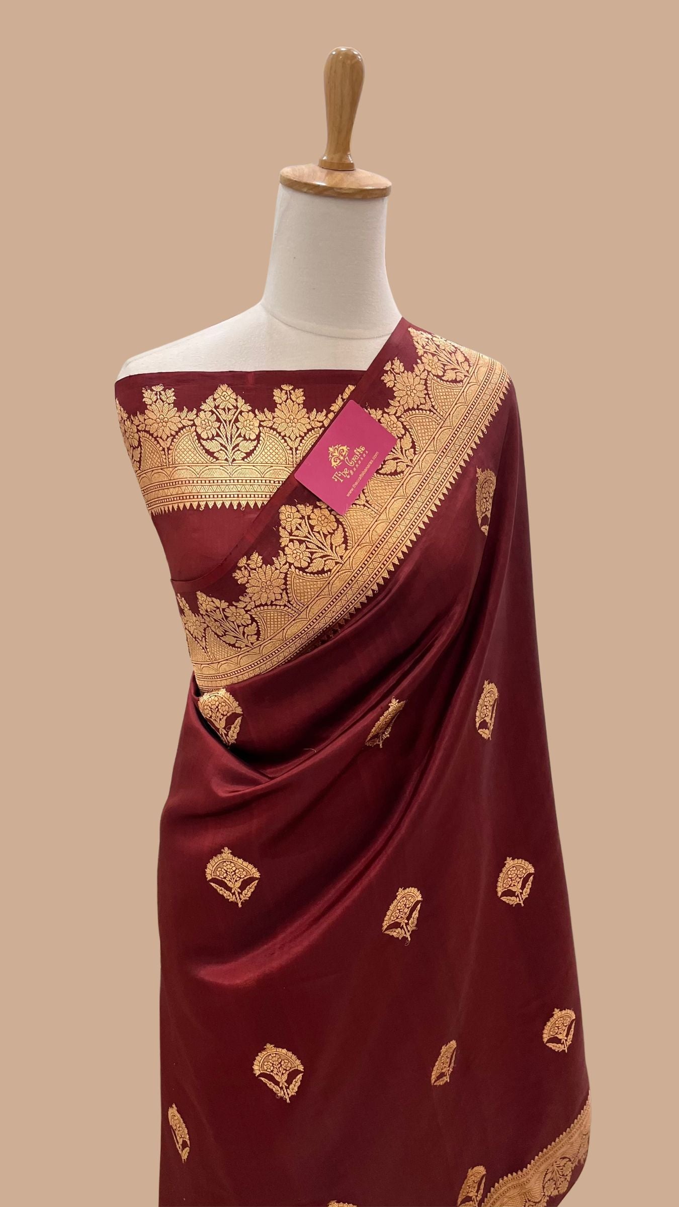 Pure Mango Silk Handloom Banarasi Saree