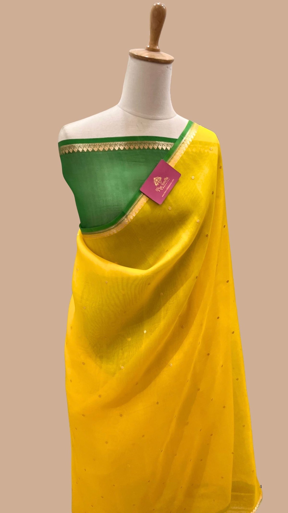 Pure Kora Silk Handloom Banarasi Saree