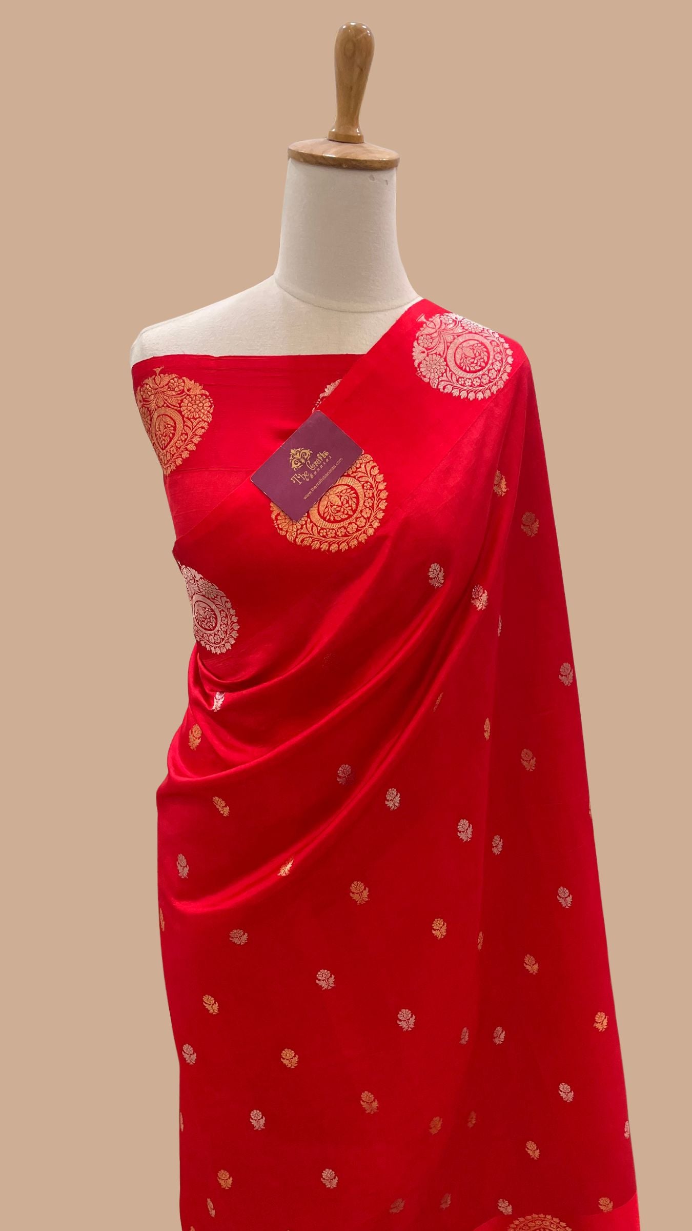 Pure Mango Silk Handloom Banarasi Saree