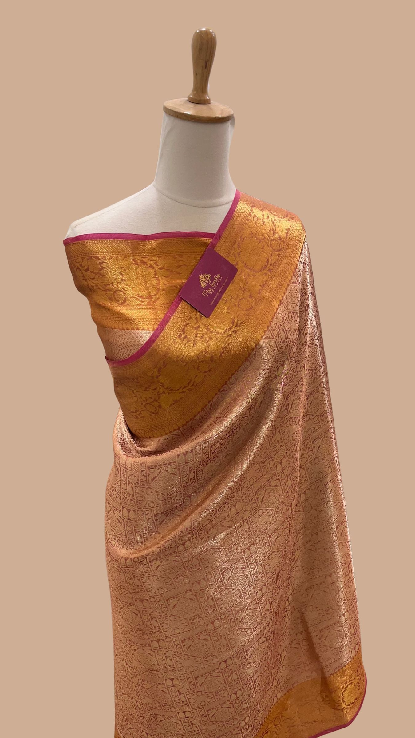 Pure Tissue Silk Brocade Banarasi Saree