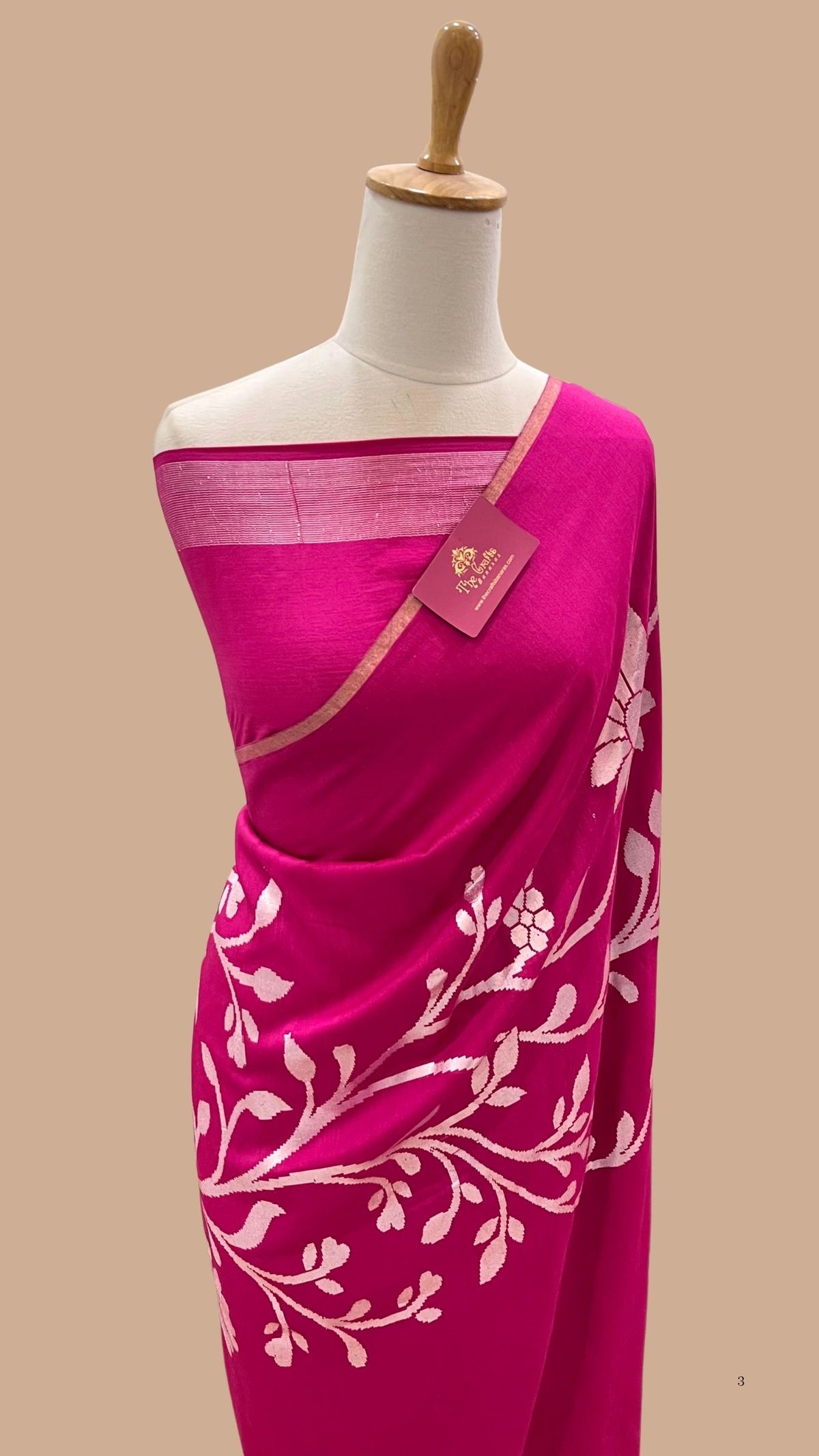 Pure Munga Silk Handloom Banarasi Saree