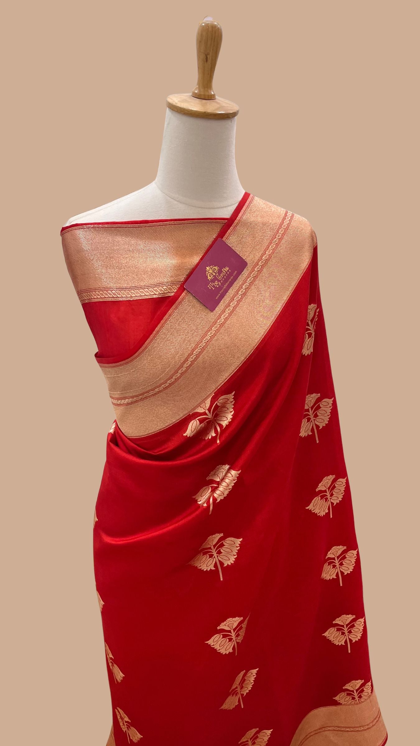 Pure Mango Silk Banarasi Saree