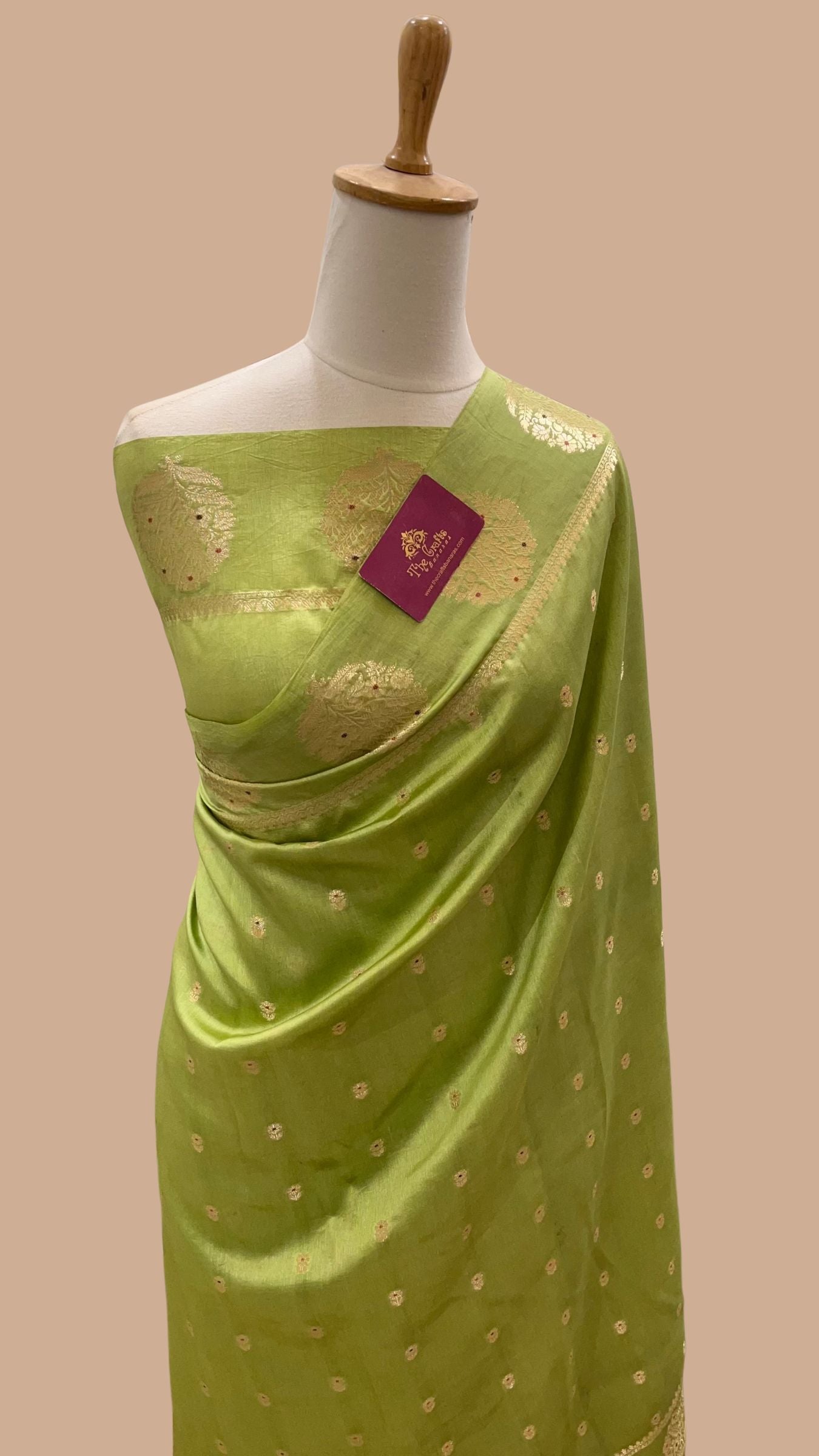 Pure Mango Silk Banarasi Saree