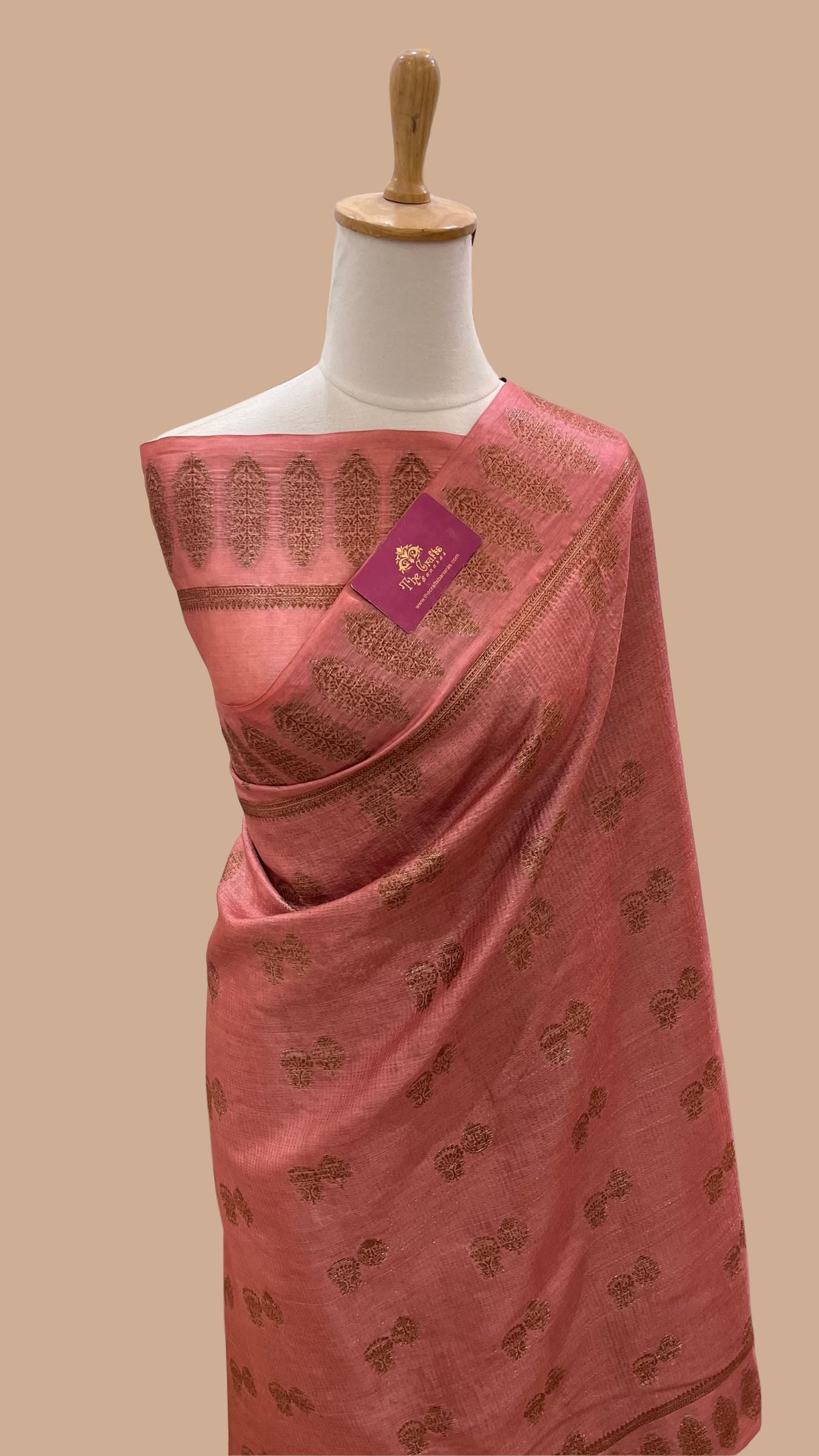 Pure Tussar Silk Banarasi Saree