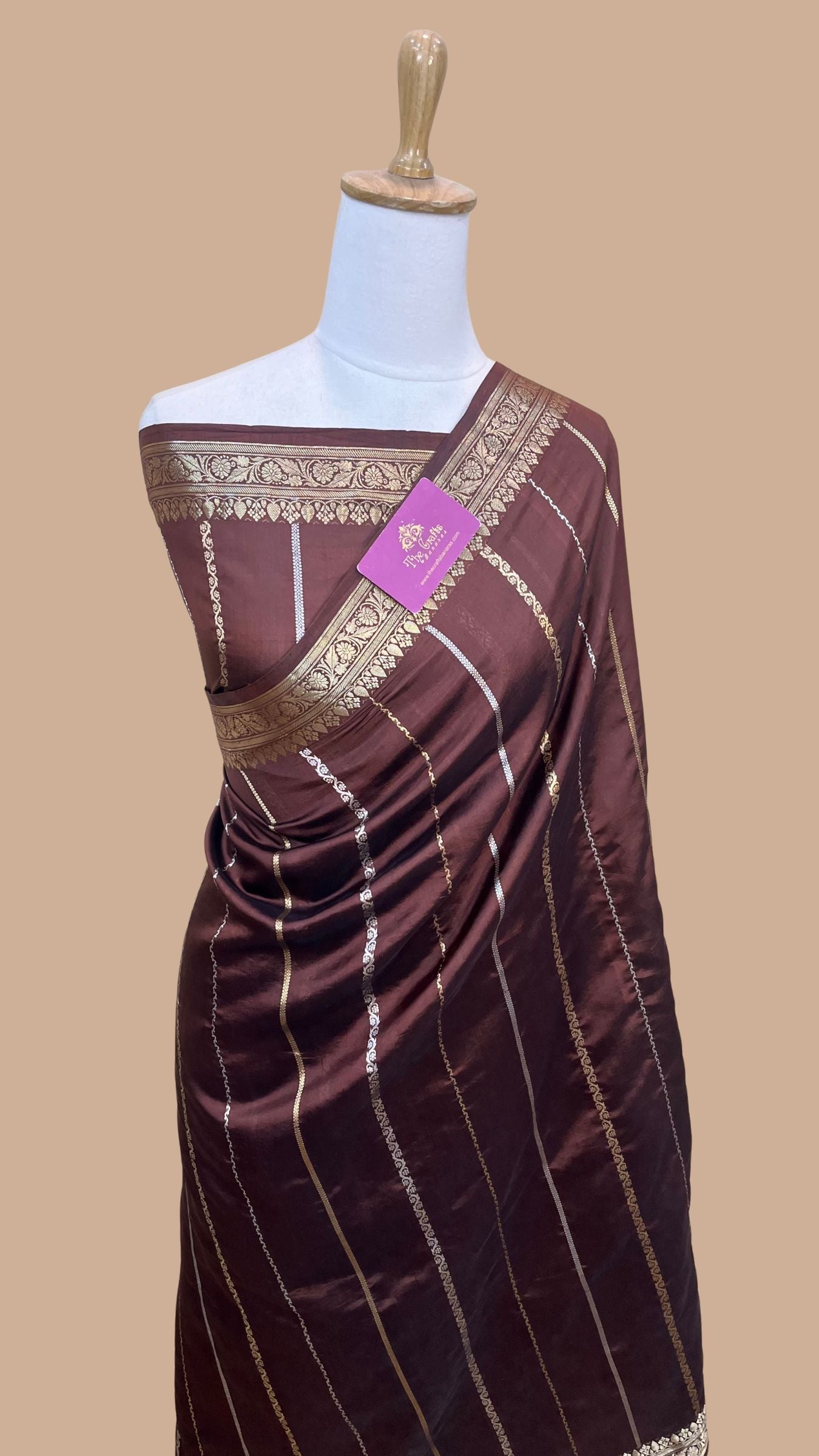 Pure Mango Silk Handloom Banarasi Saree