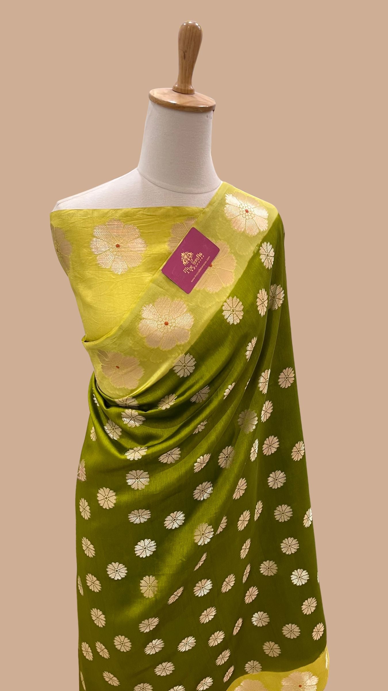 Pure Mango Silk Banarasi Saree