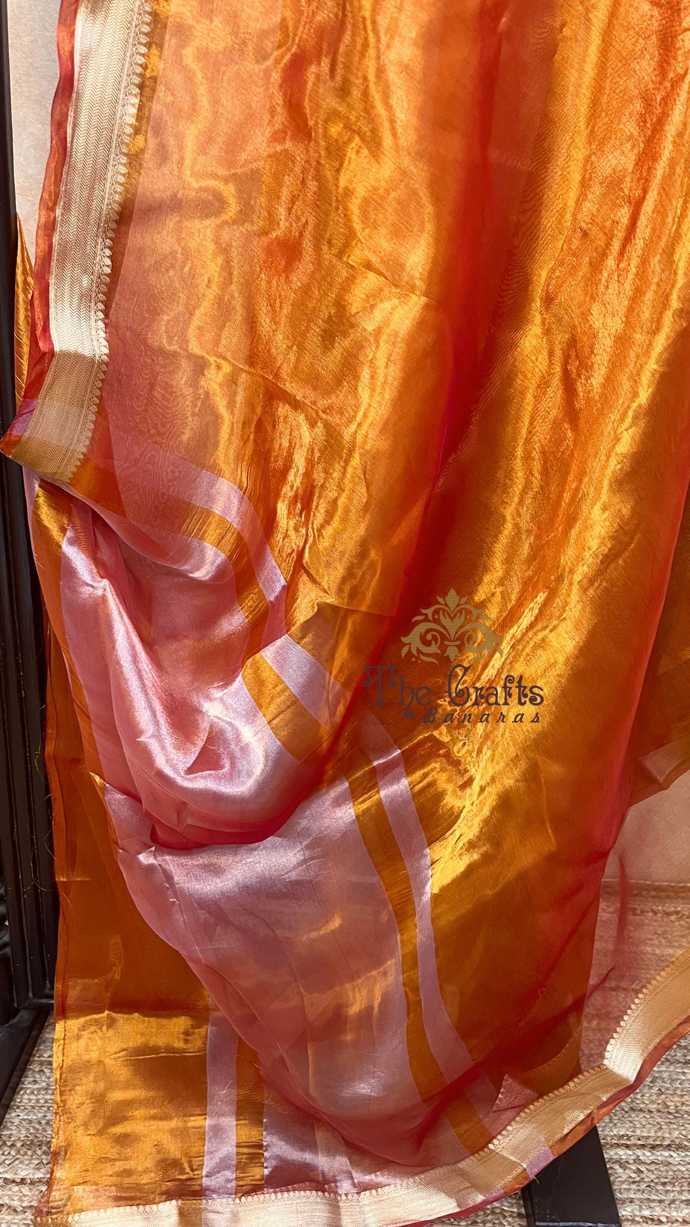 Pure Kora Silk Handloom Banarasi Saree