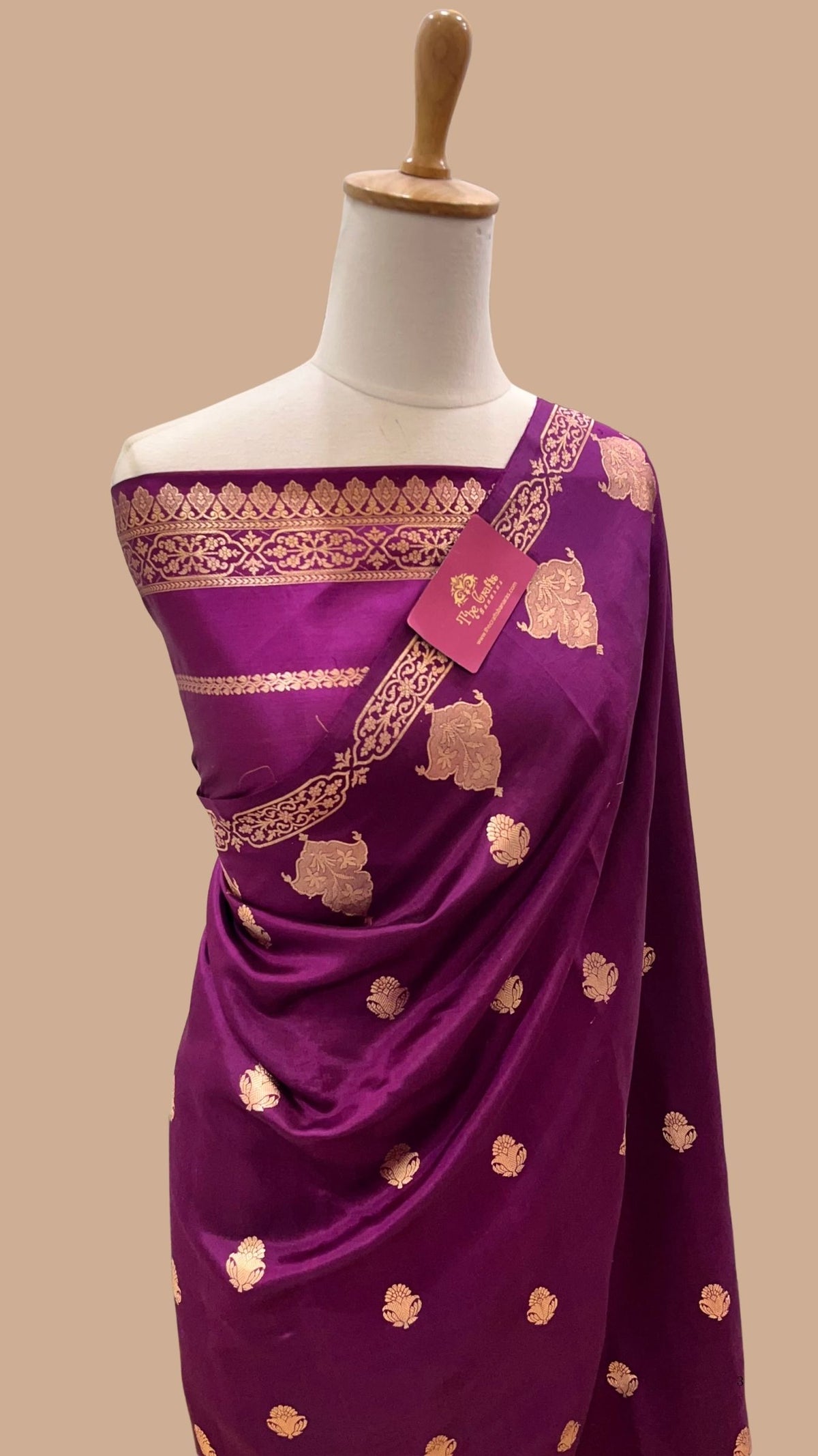Pure Mango Silk Handloom Banarasi Saree