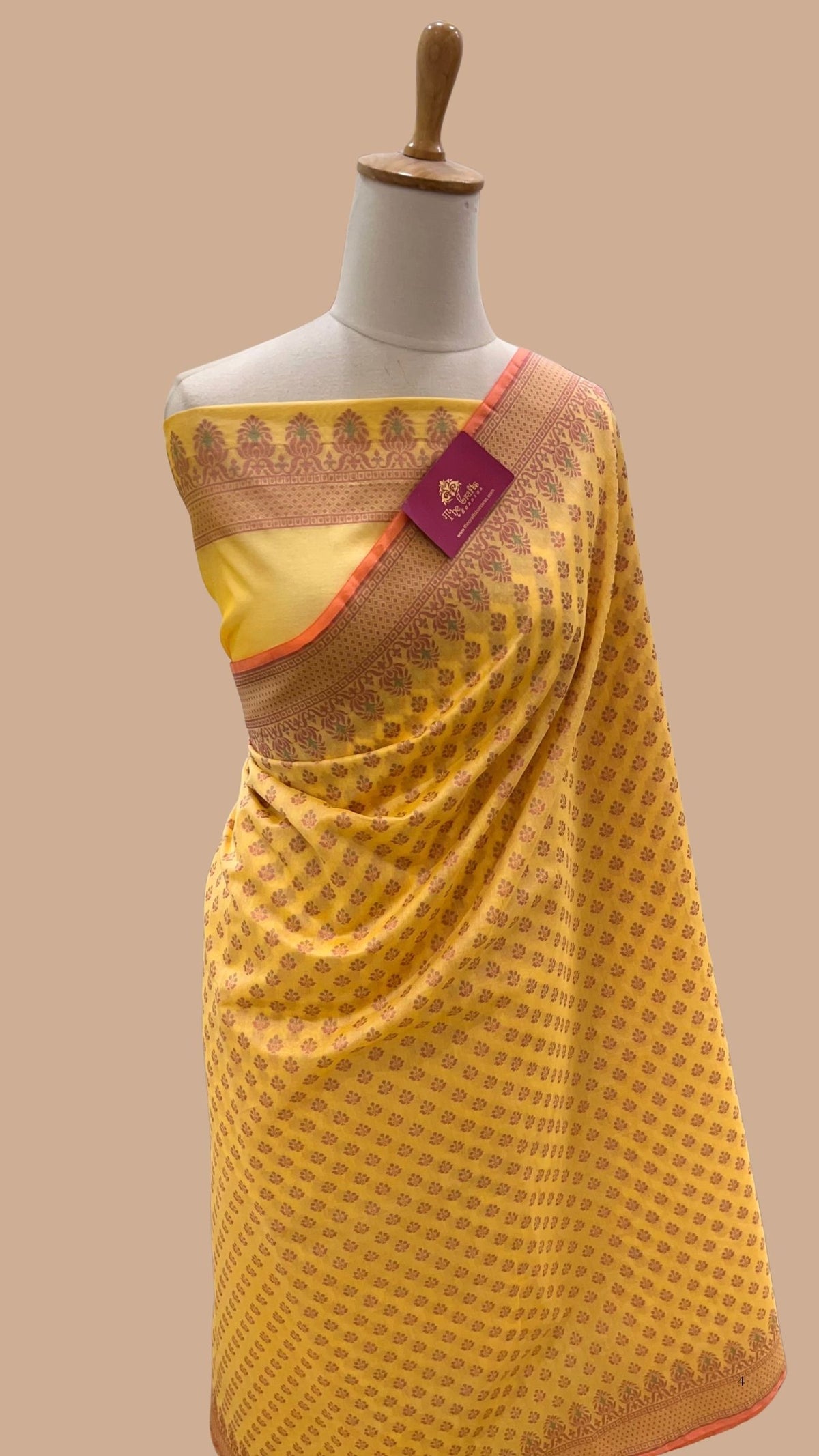 Pure Cotton Patola Reshmi Zari Banarasi Saree