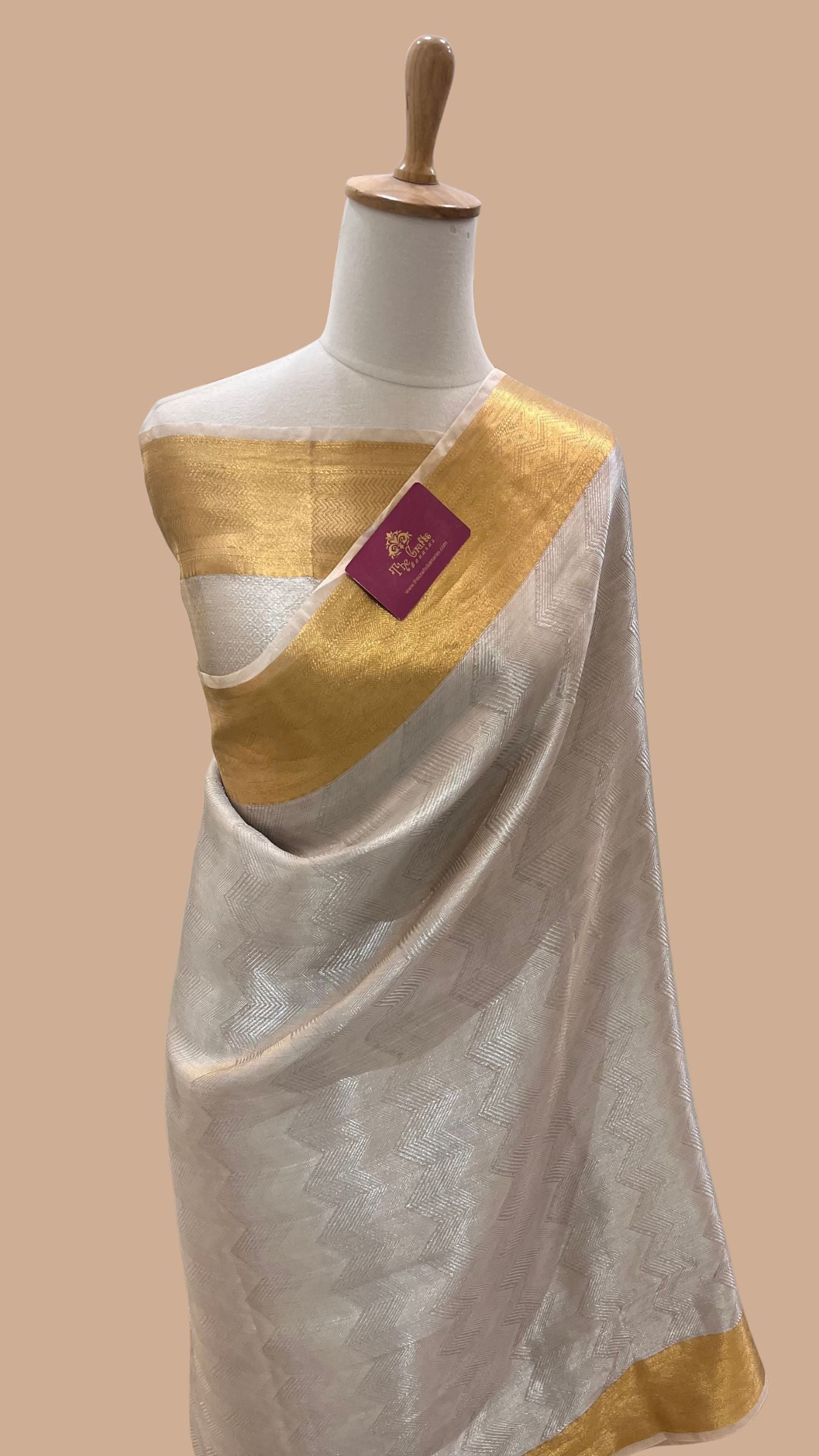 Pure Tissue Silk Brocade Banarasi Saree