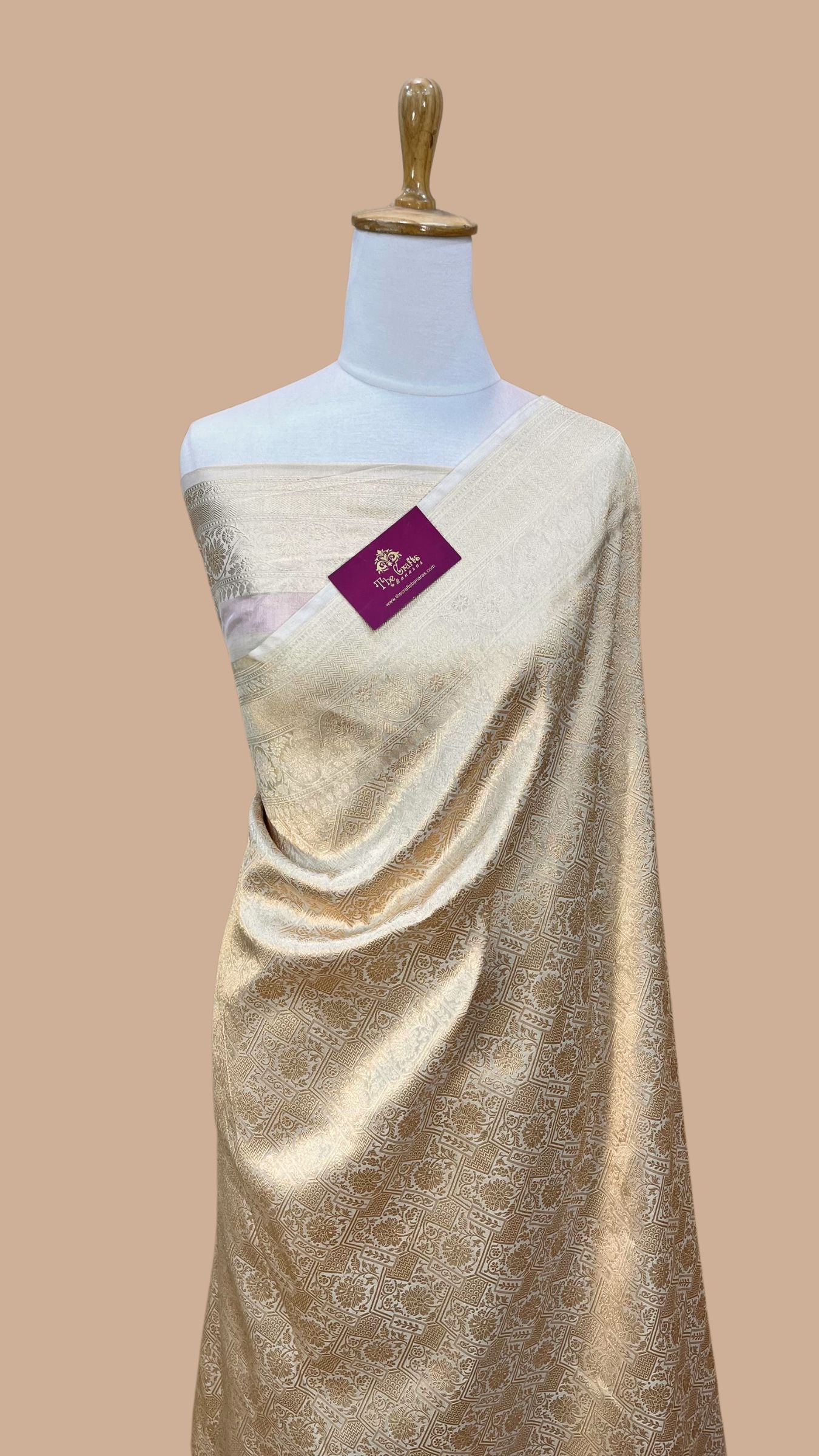 Pure Katan Silk Handloom Banarasi Saree - Tanchui Brocade