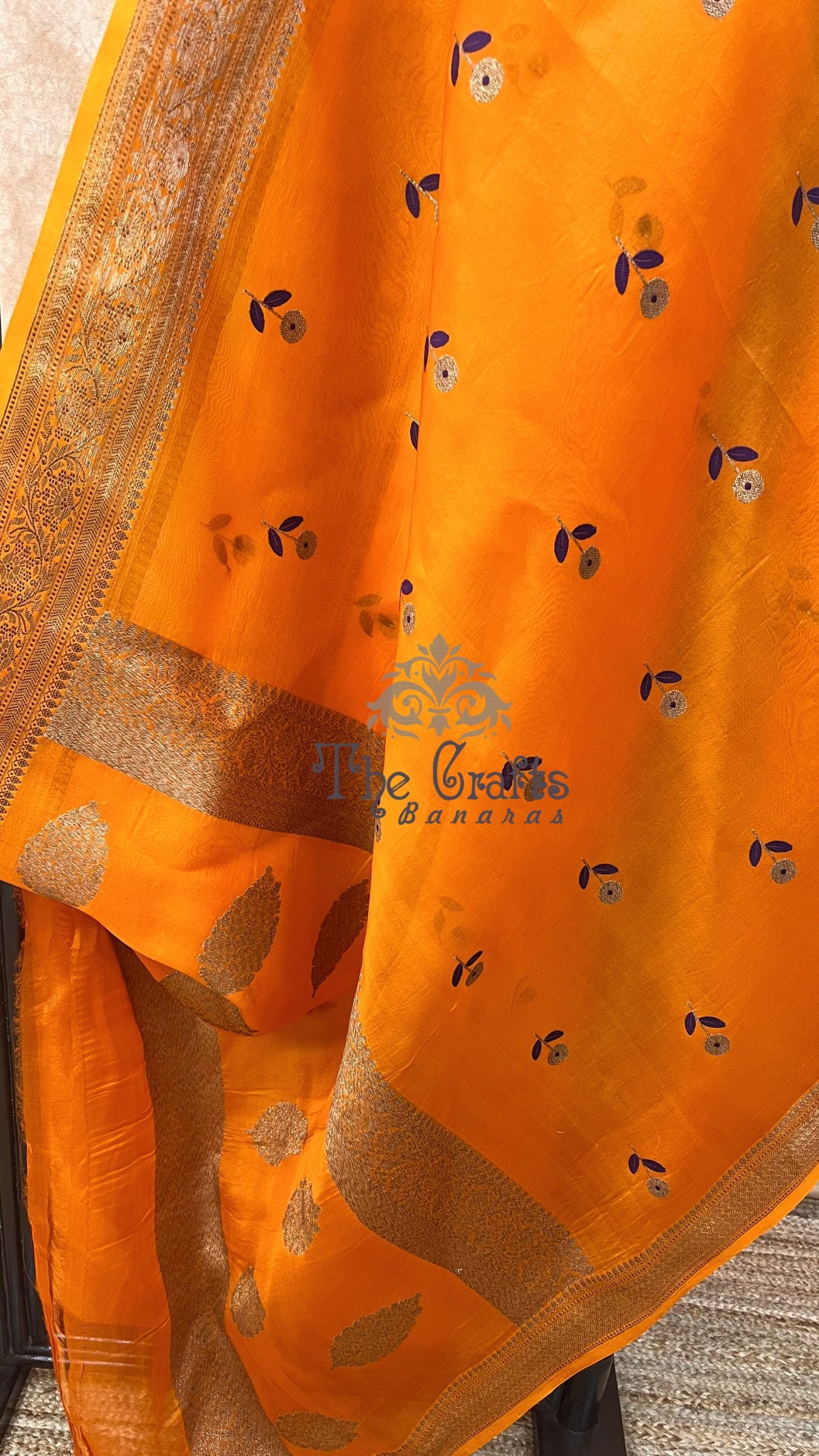 Pure Kora Silk Handloom Banarasi Saree