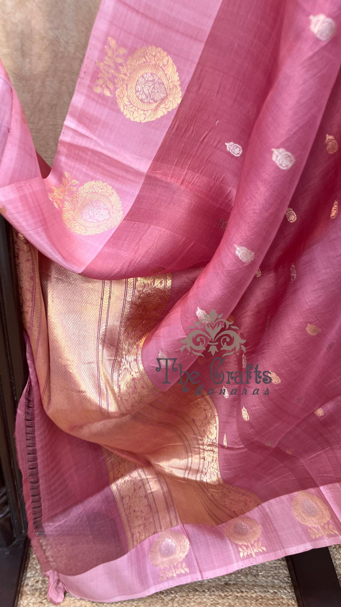 Pure Kora Silk Handloom Banarasi Saree