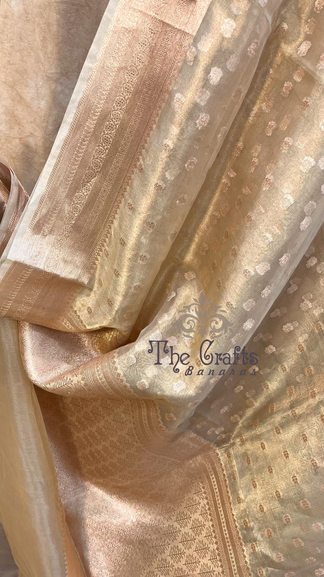 Pure Kora Tissue Silk Banarasi Saree