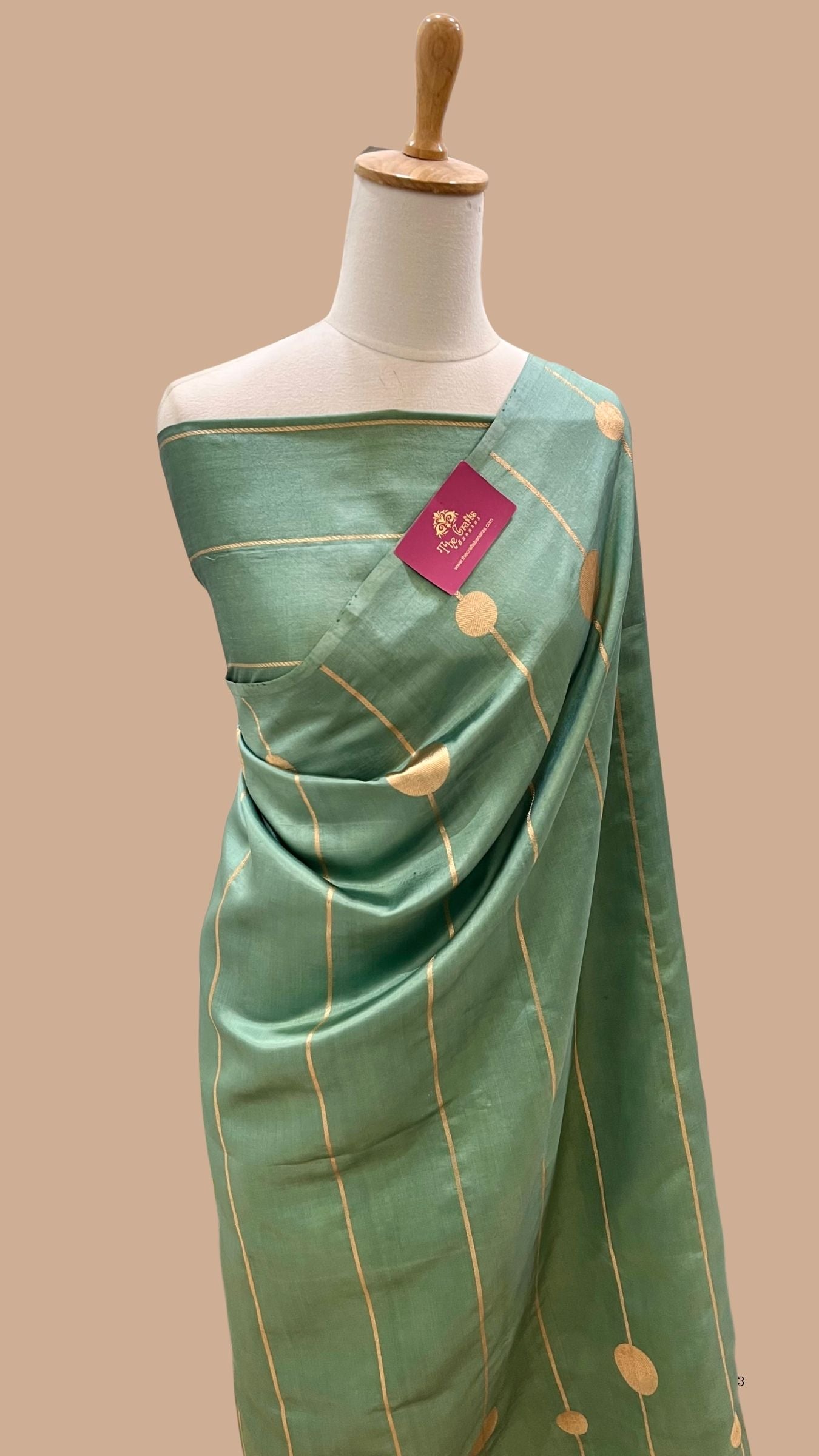 Pure Mango Silk Handloom Banarasi Saree