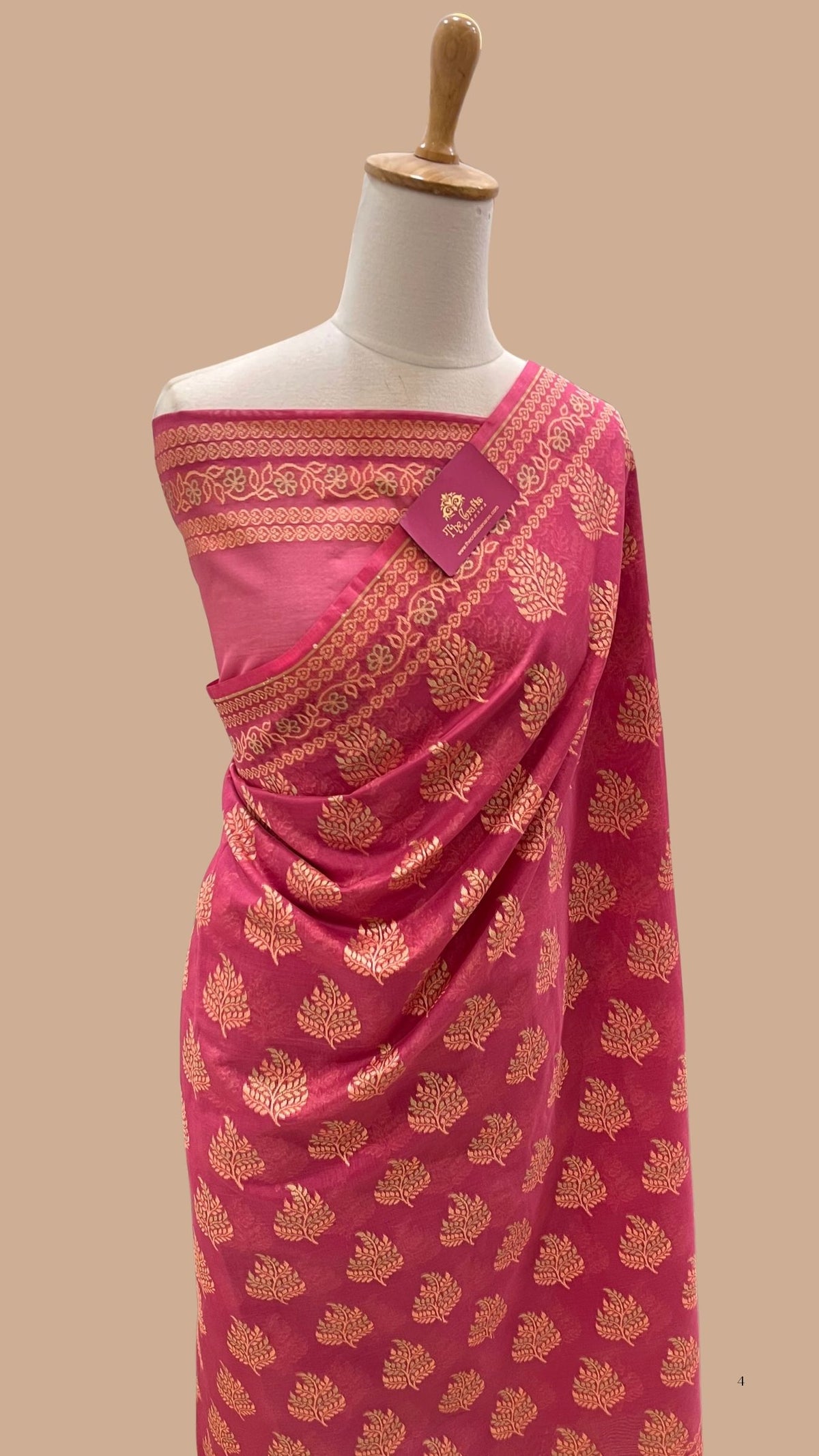 Pure Cotton Patola Reshmi Zari Banarasi Saree