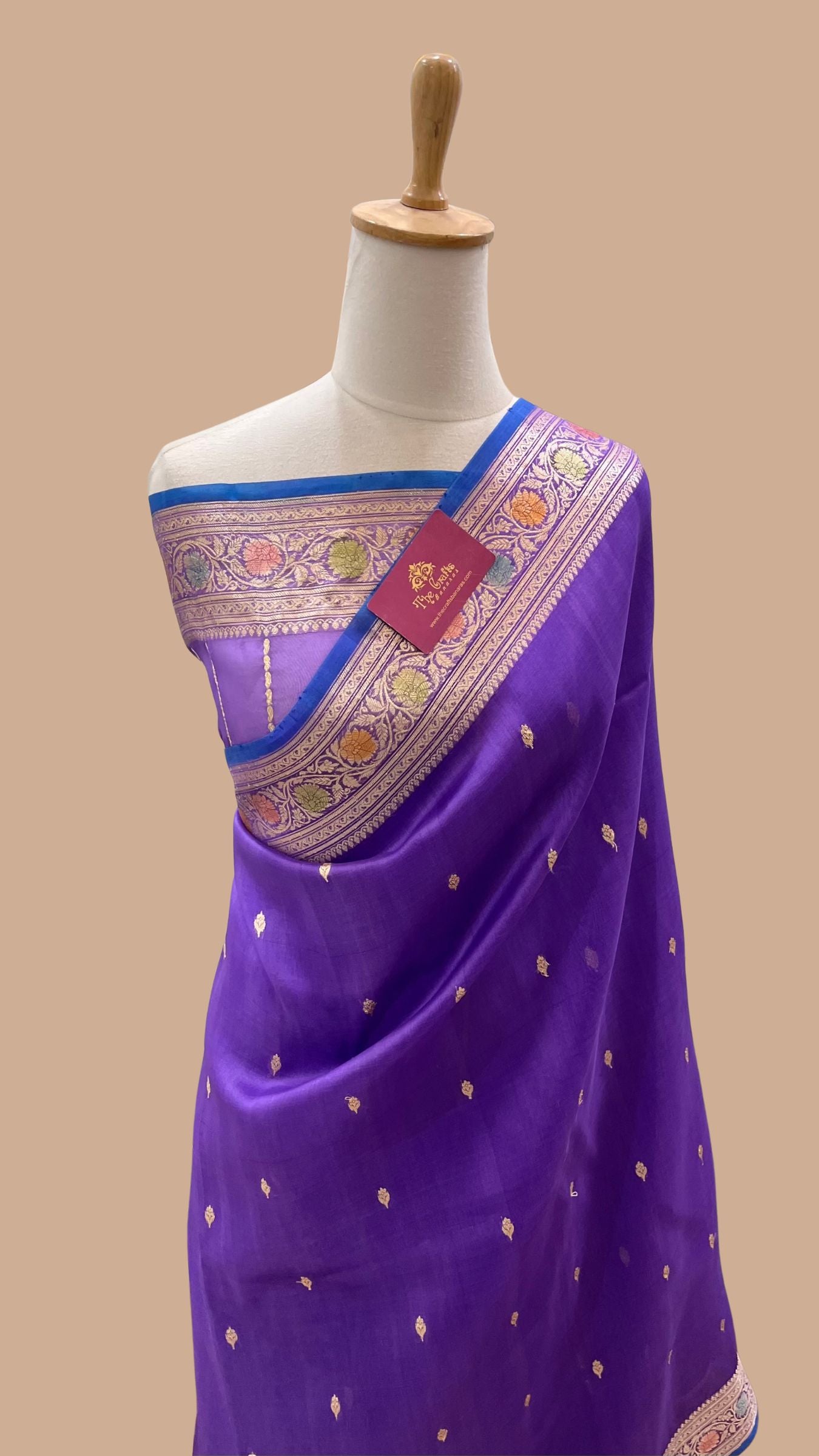 Pure Kora Silk Handloom Banarasi Saree