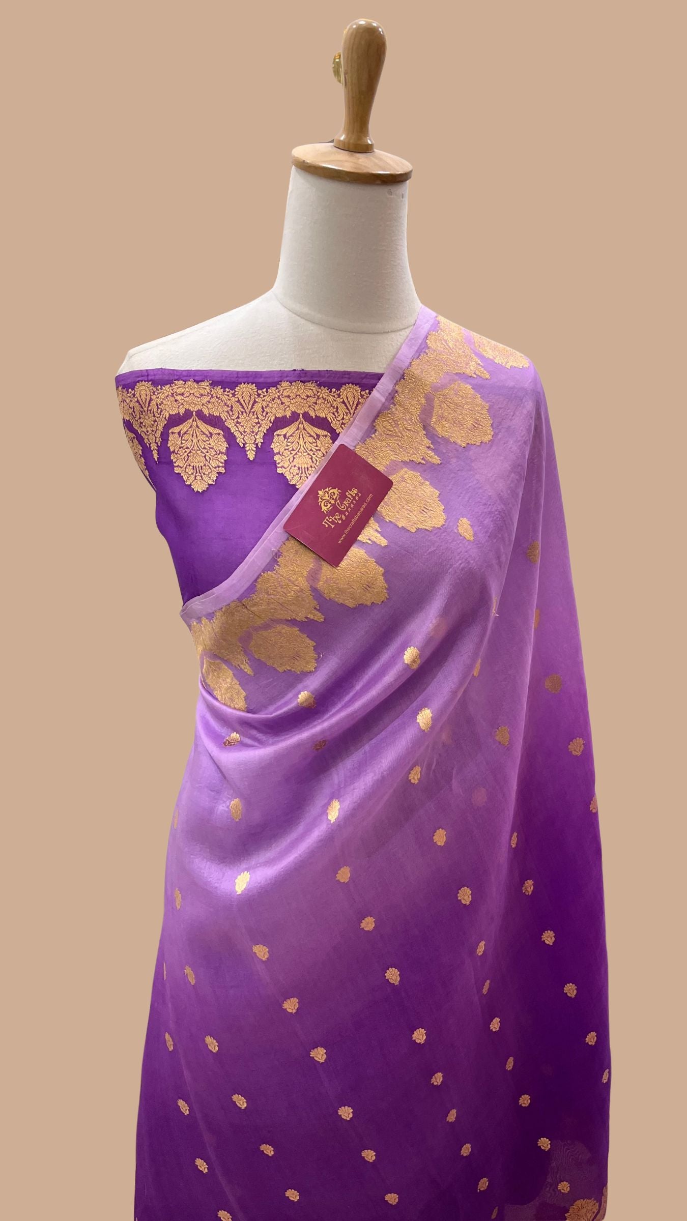 Pure Kora Silk Handloom Banarasi Saree