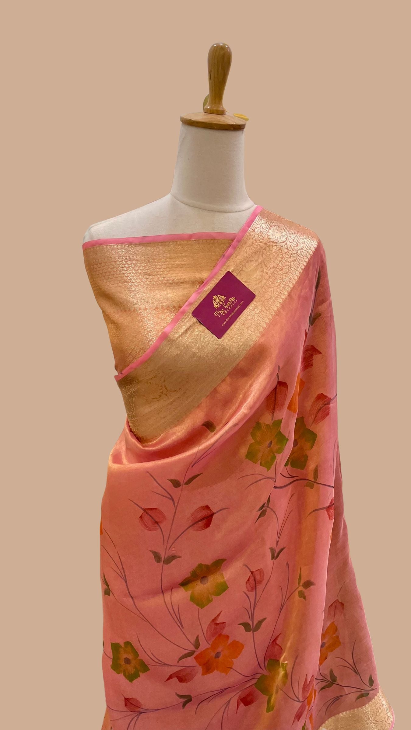Pure Kora Tissue Silk Banarasi Saree
