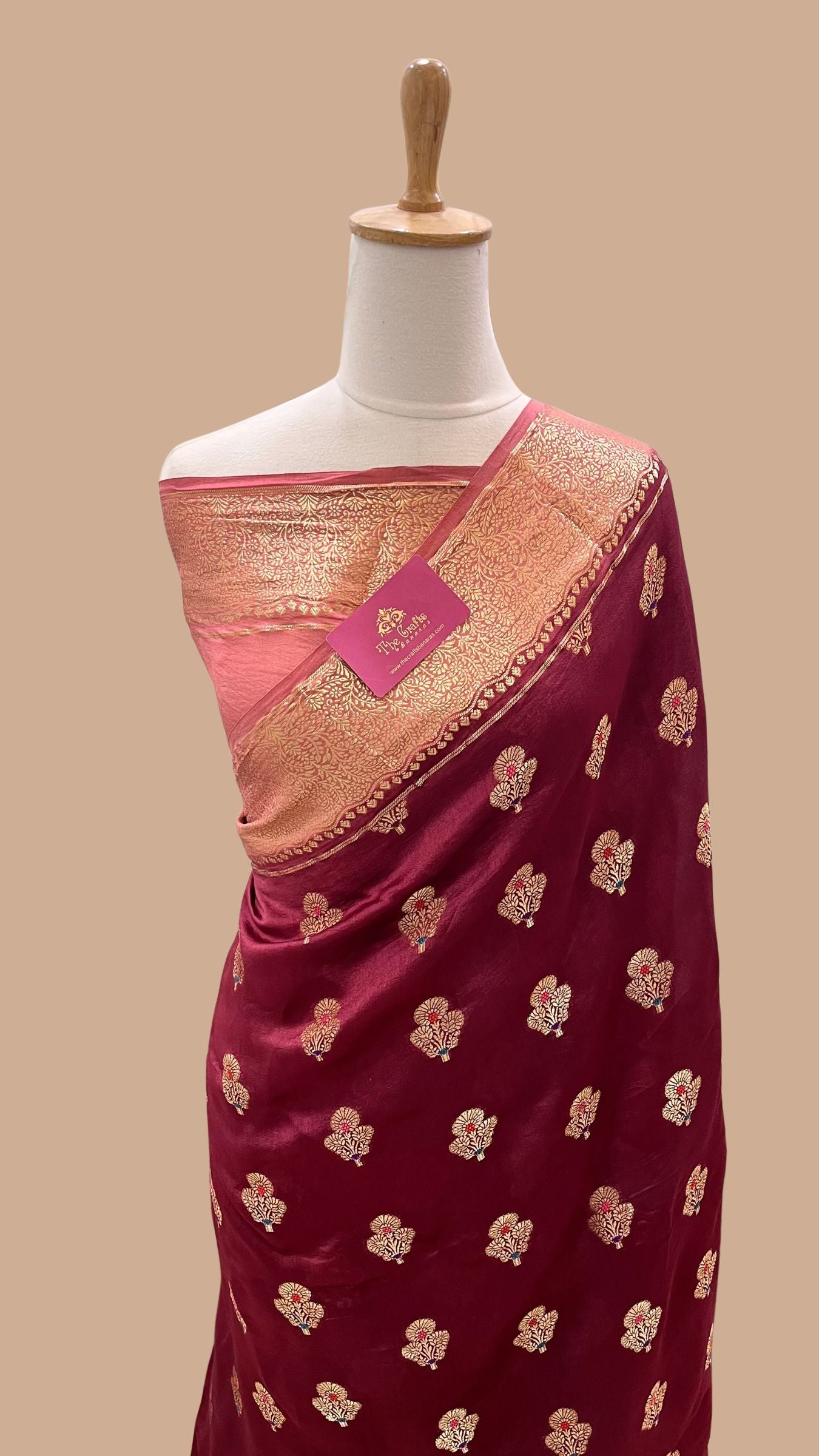 Pure Mango Silk Banarasi Saree