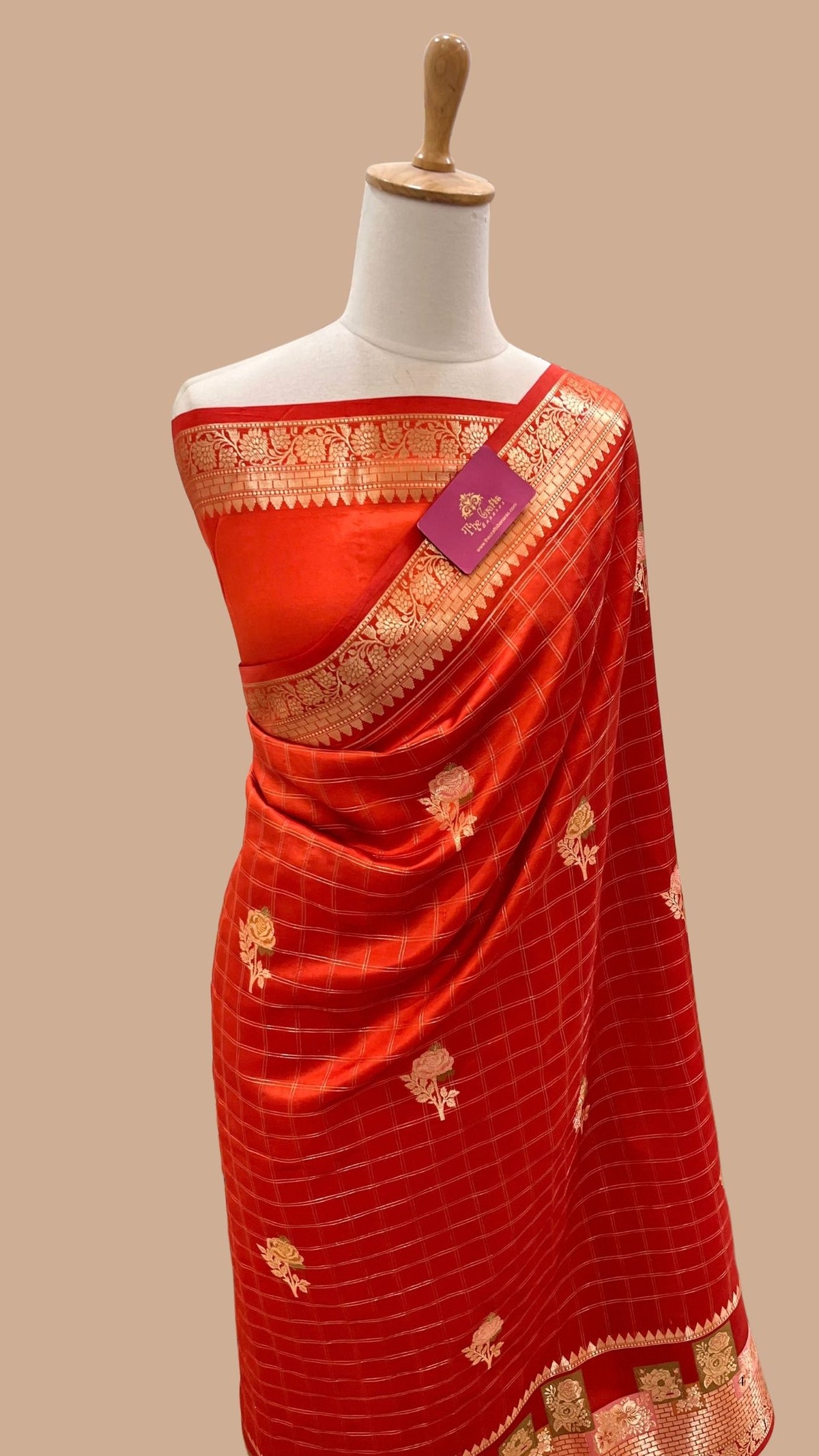 Pure Mango Silk Handloom Banarasi Saree