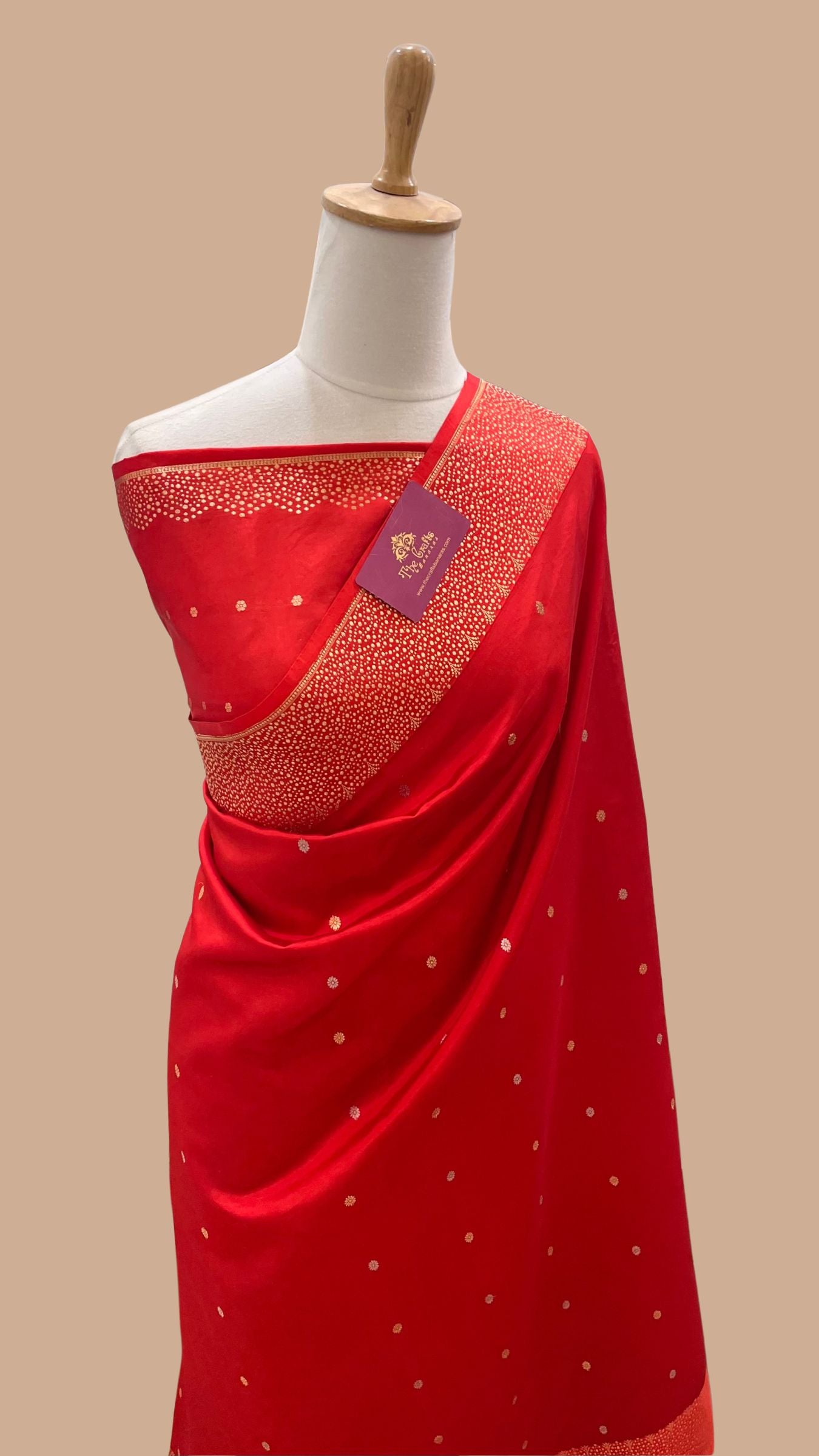 Pure Mango Silk Handloom Banarasi Saree