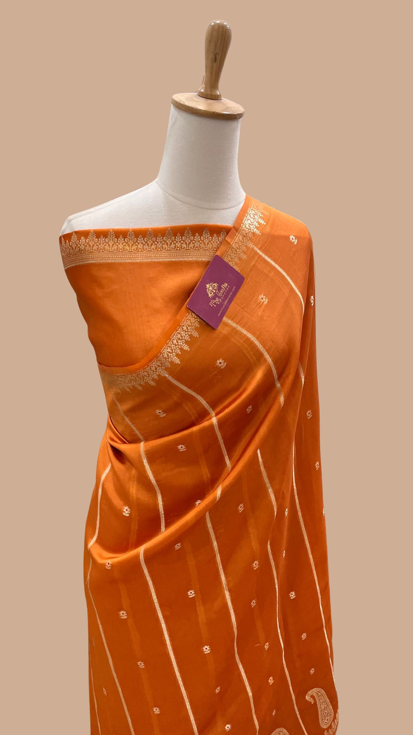 Pure Mango Silk Banarasi Saree