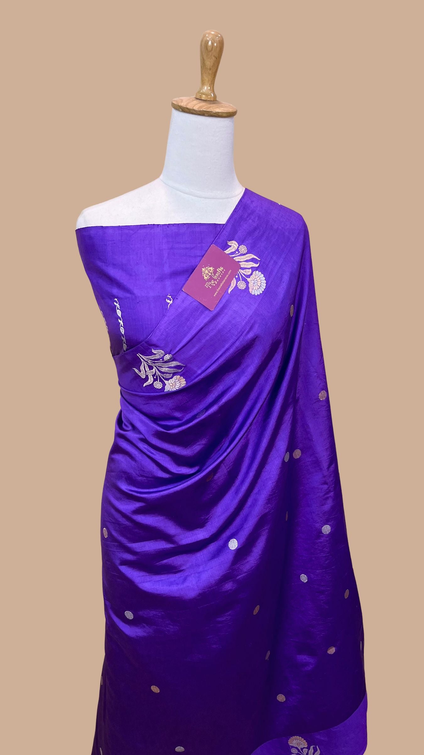 Pure Mango Silk Handloom Banarasi Saree