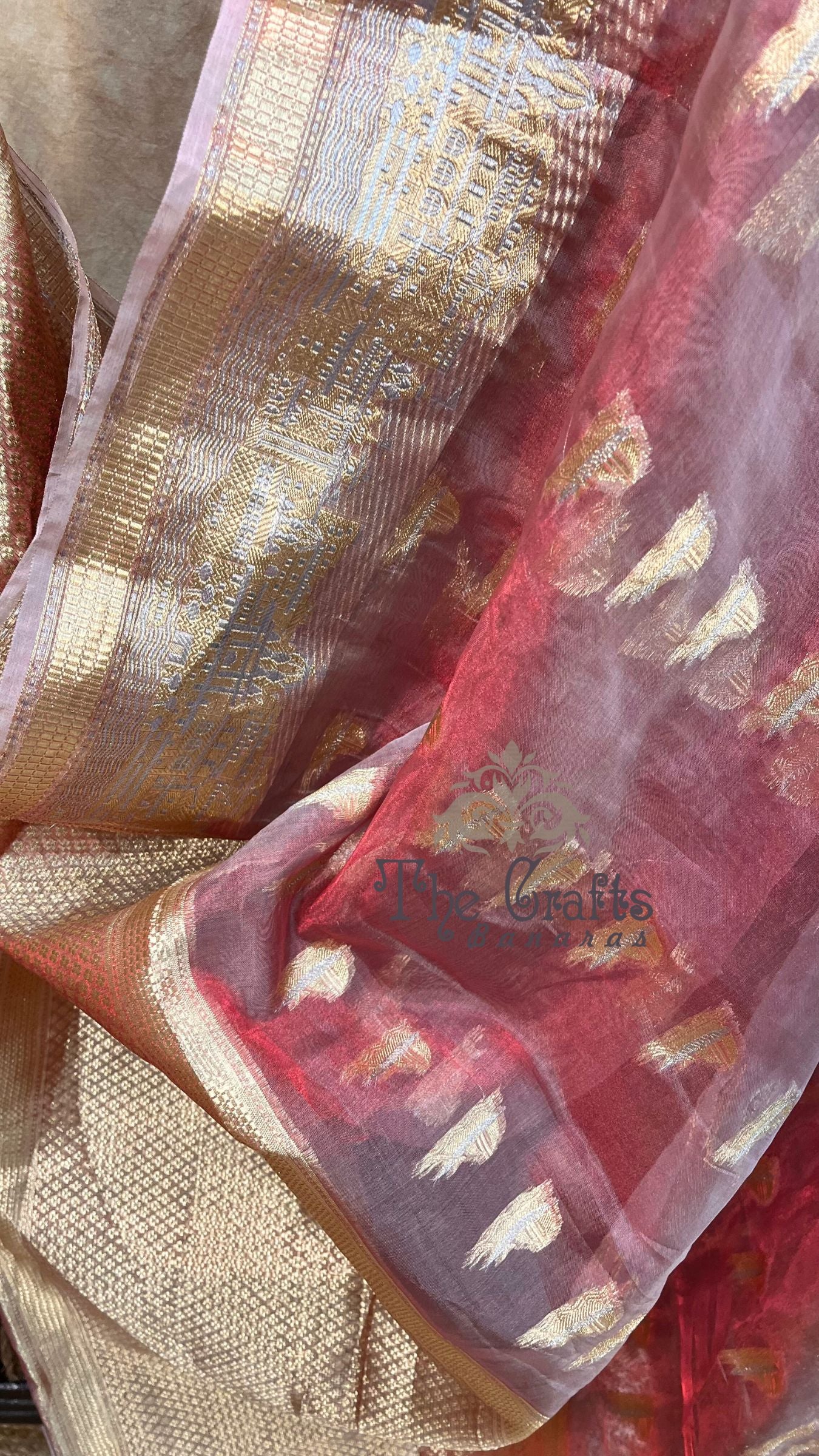 Pure Kora Tissue Silk Banarasi Saree