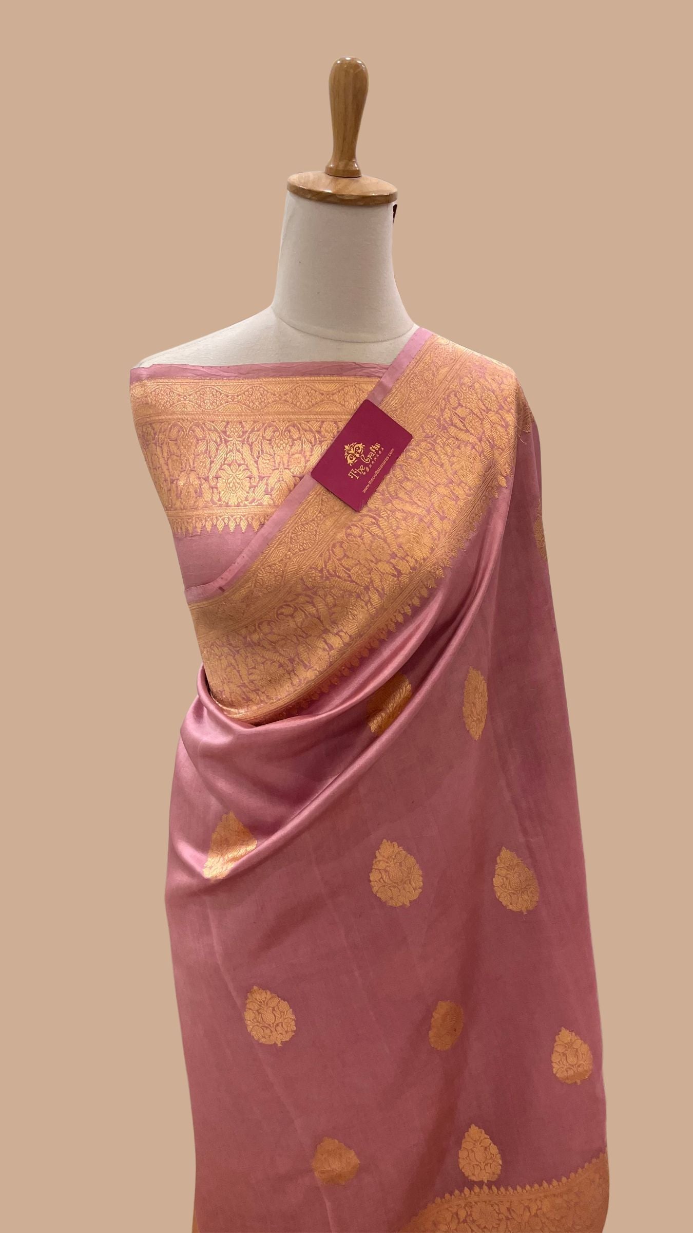 Pure Mango Silk Handloom Banarasi Saree