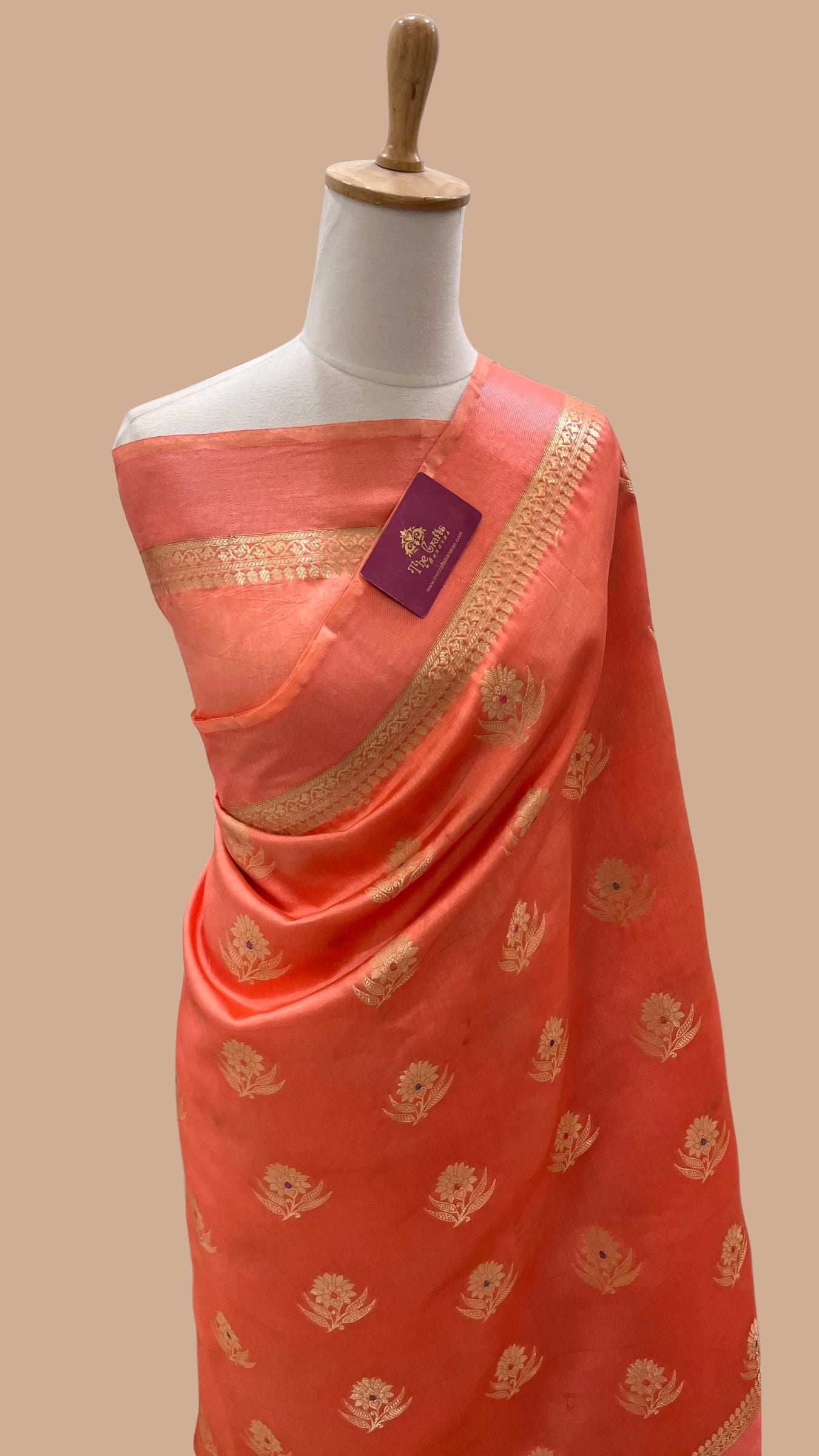 Pure Mango Silk Banarasi Saree