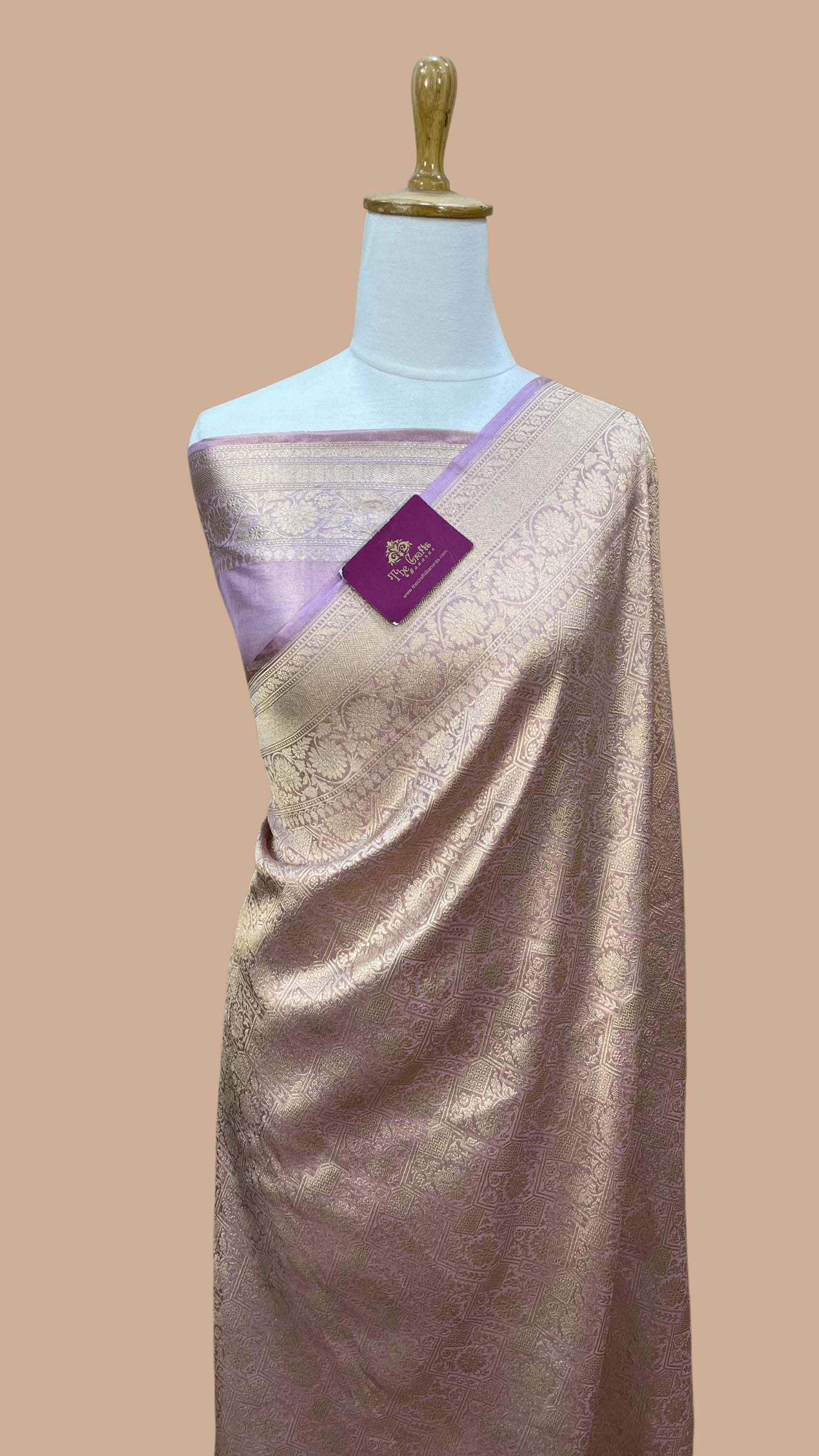 Pure Katan Silk Handloom Banarasi Saree - Tanchui Brocade