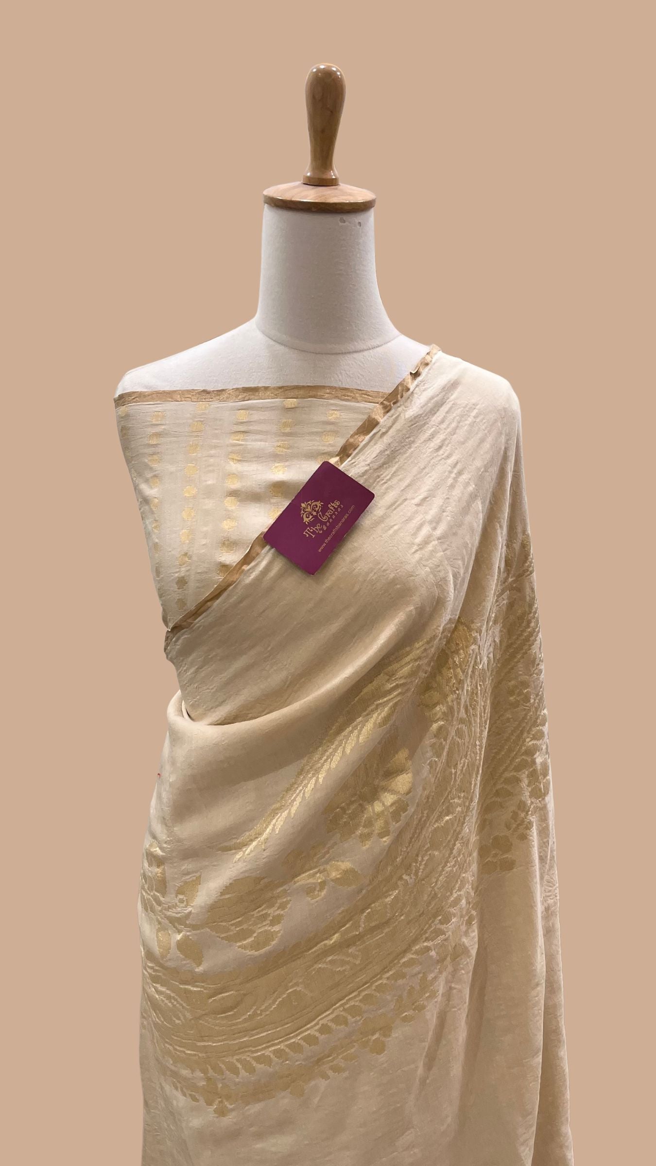 Pure Munga Silk Handloom Banarasi Saree