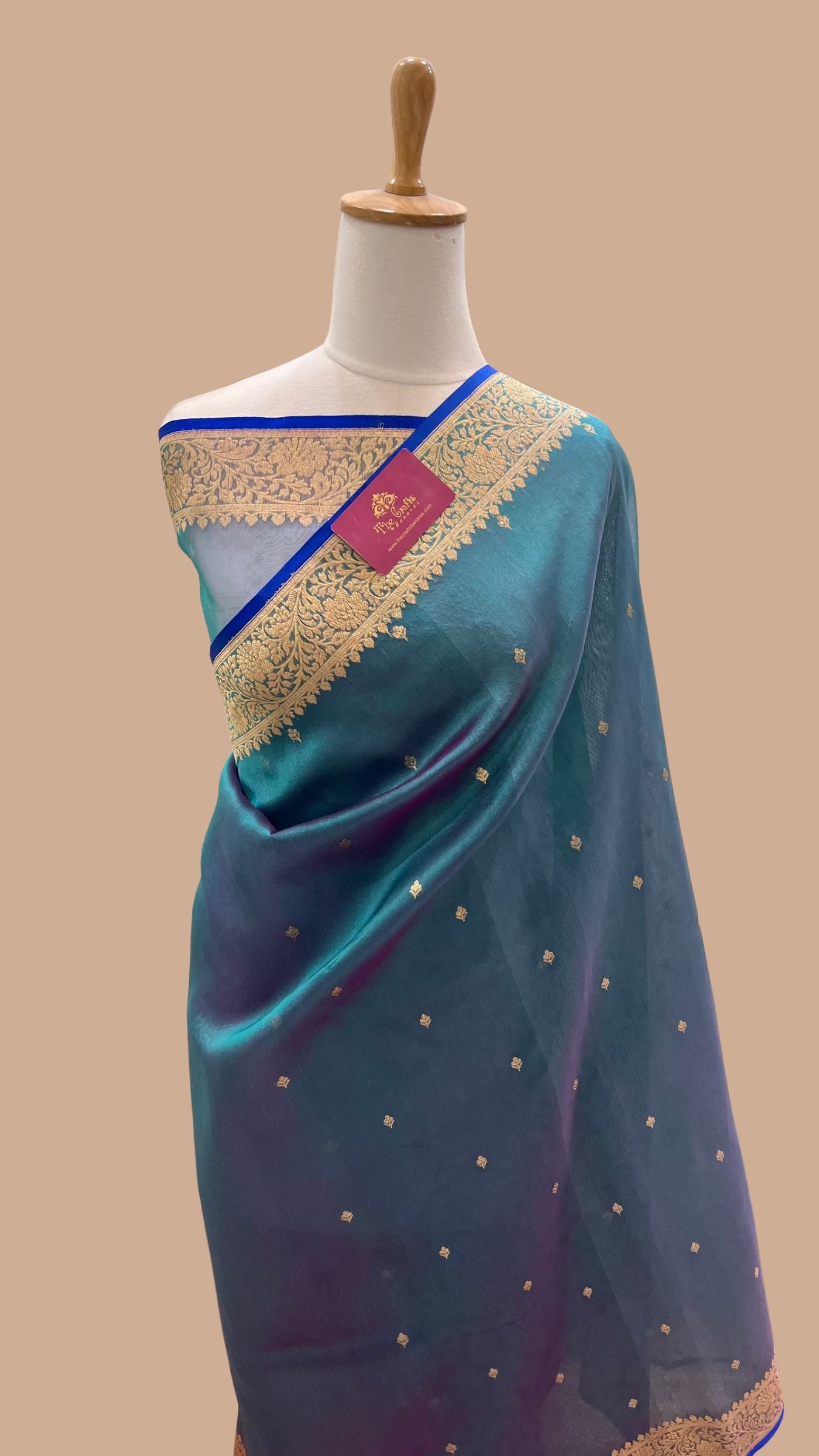 Pure Kora Silk Handloom Banarasi Saree