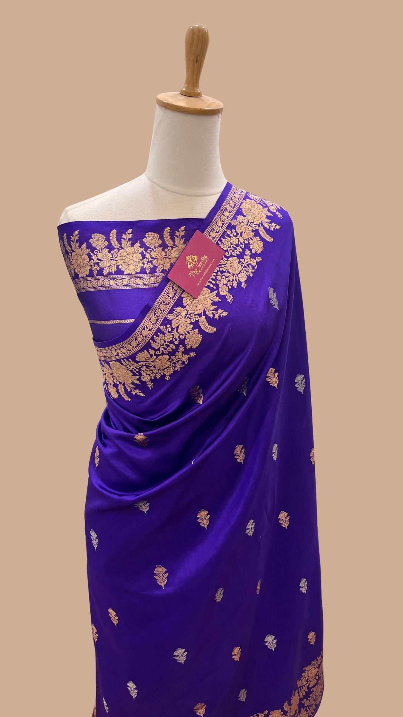 Pure Mango Silk Handloom Banarasi Saree