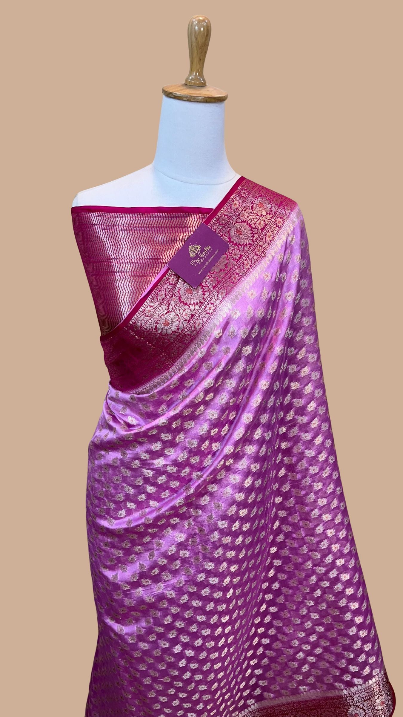 Pure Dupion Silk Banarasi Saree