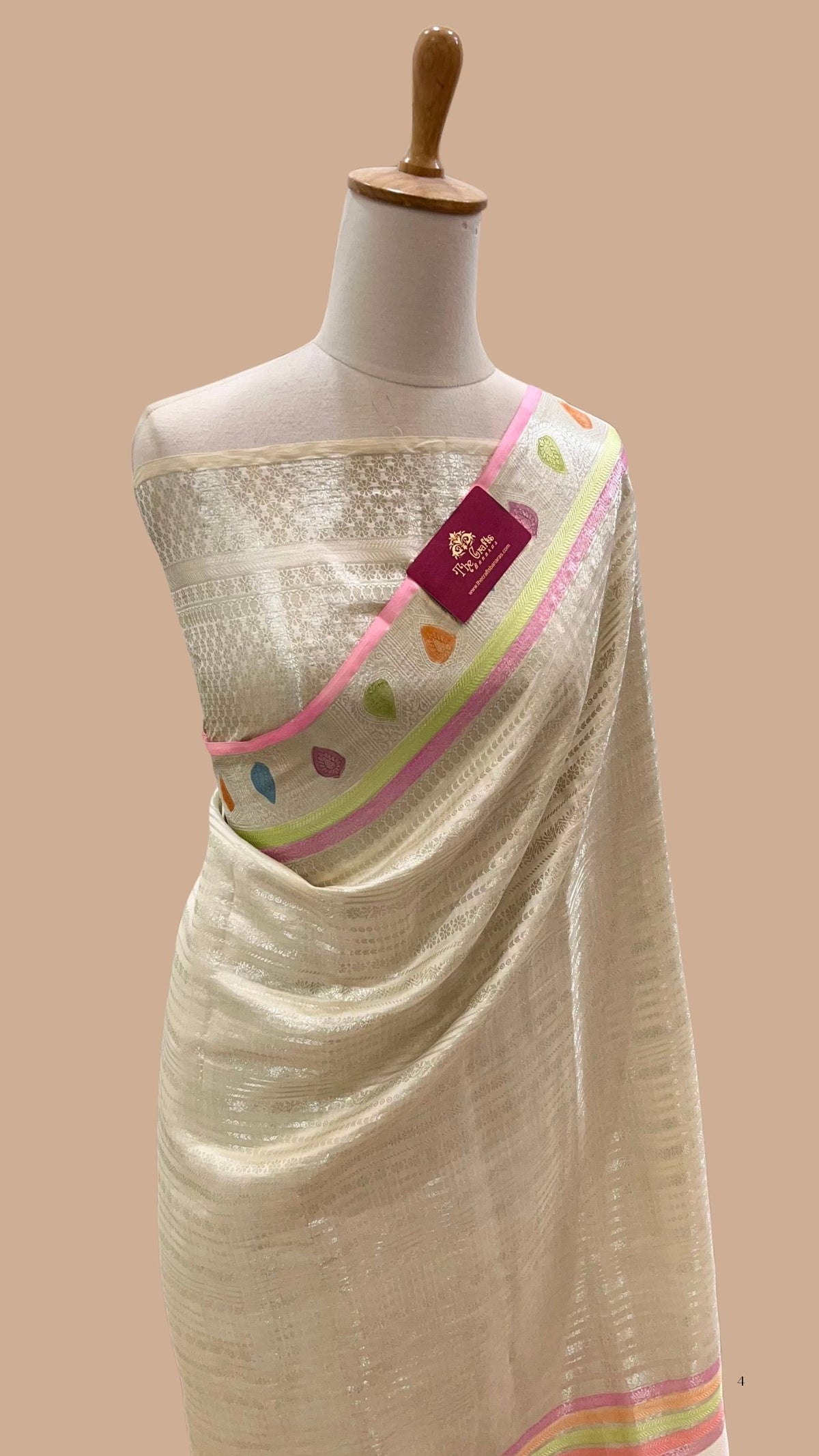 Pure Mango Silk Banarasi Saree