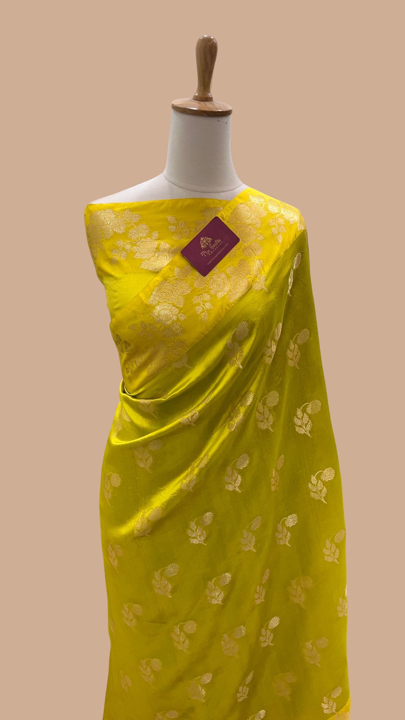 Pure Mango Silk Handloom Banarasi Saree