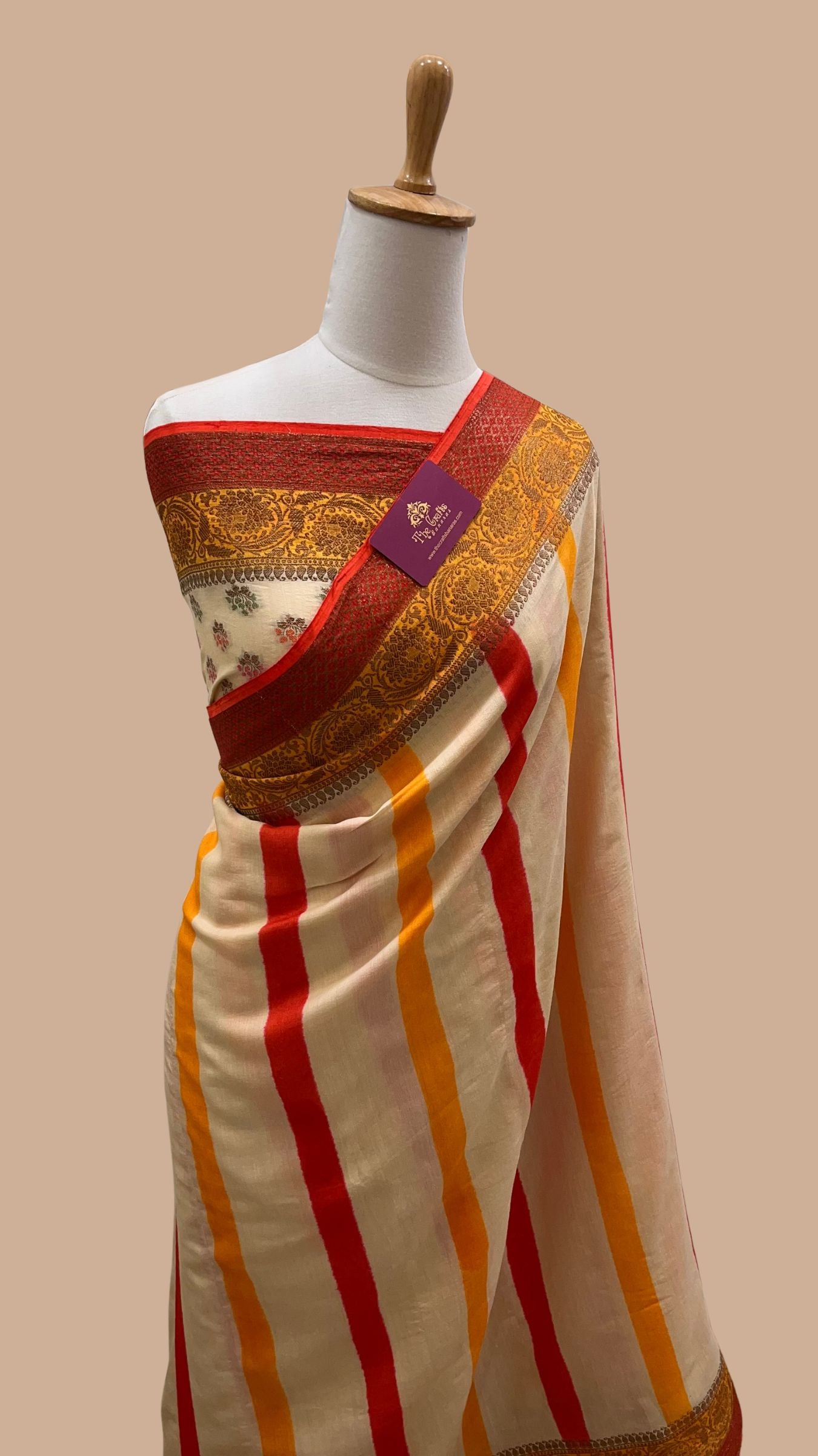 Pure Munga Silk Banarasi Saree