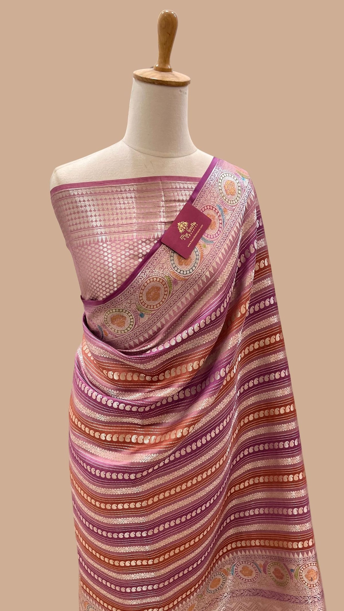 Pure Mango Silk Banarasi Saree