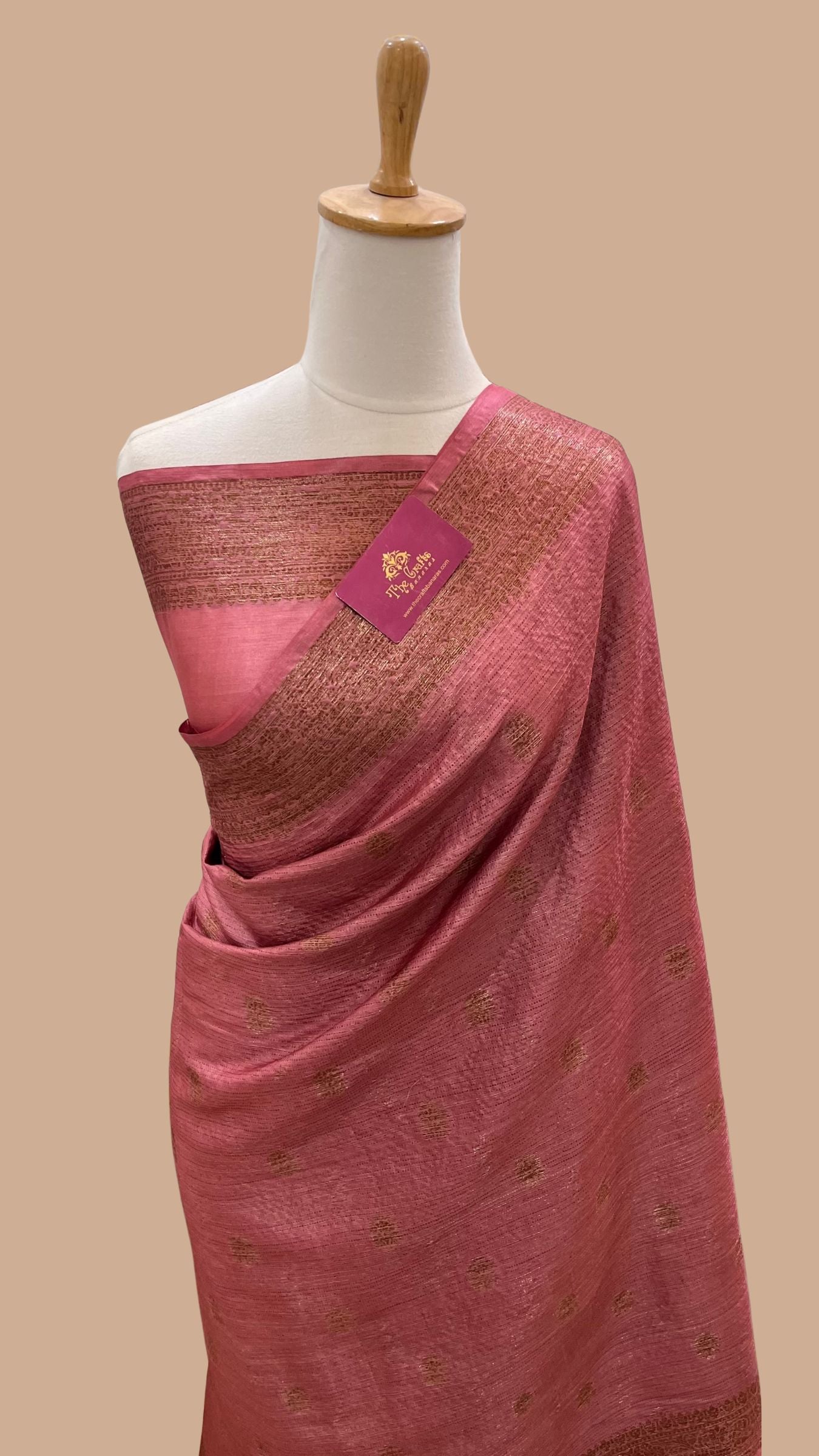 Pure Tussar Silk Banarasi Saree