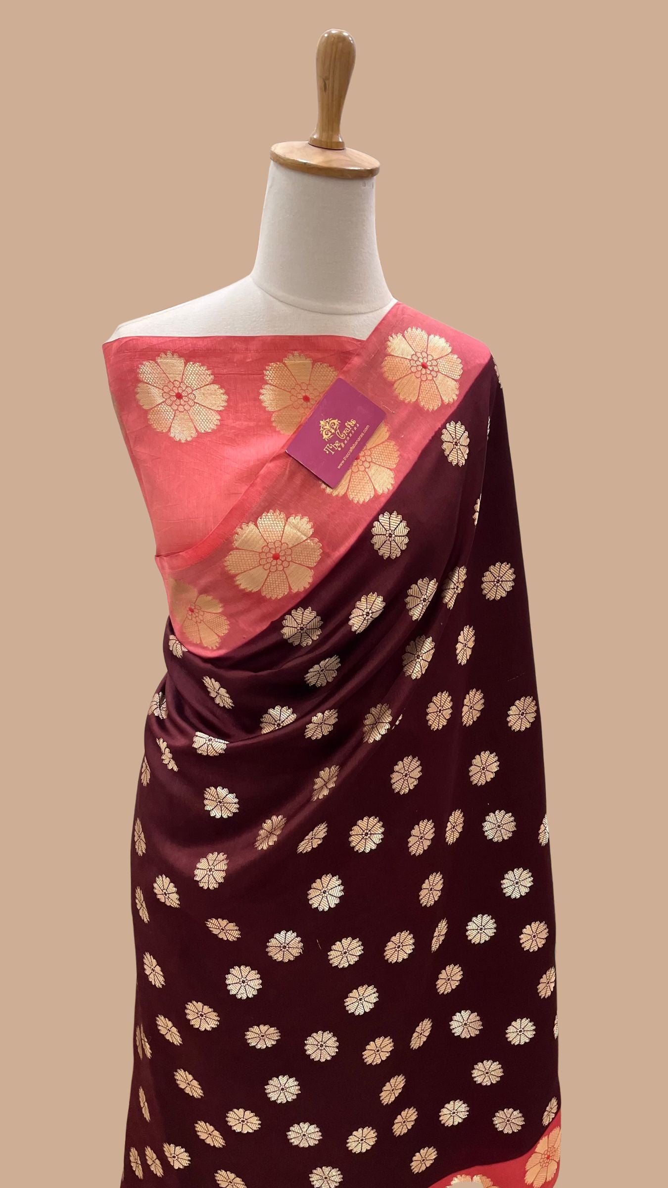 Pure Mango Silk Banarasi Saree
