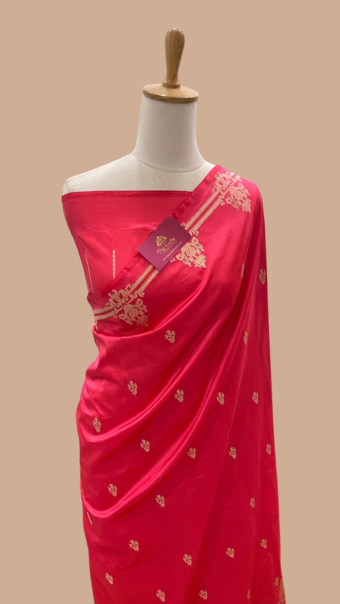 Pure Katan Silk Handloom Banarasi Saree - Kadhua Motifs