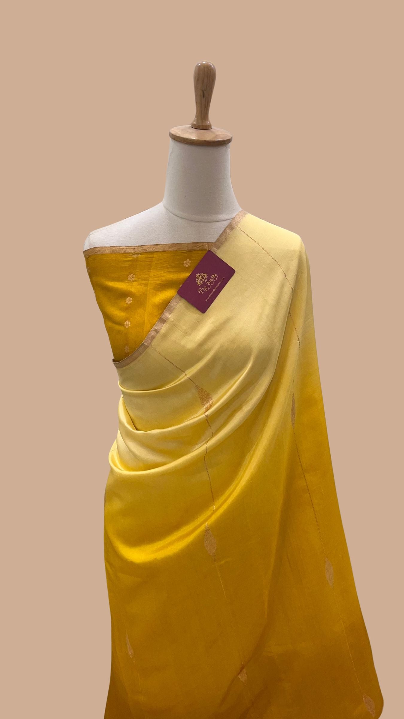 Pure Mango Silk Handloom Banarasi Saree