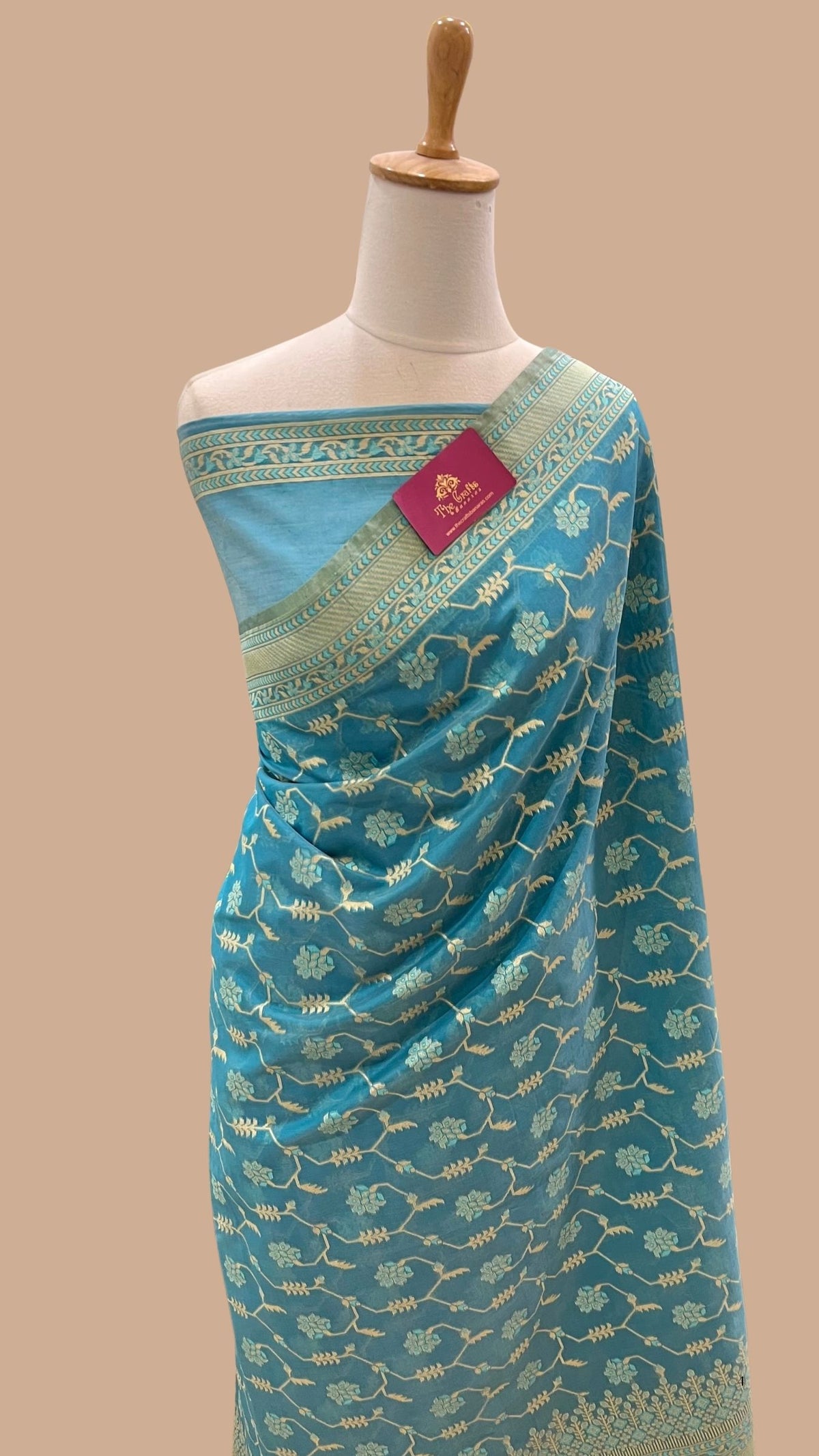 Pure Cotton Patola Reshmi Zari Banarasi Saree