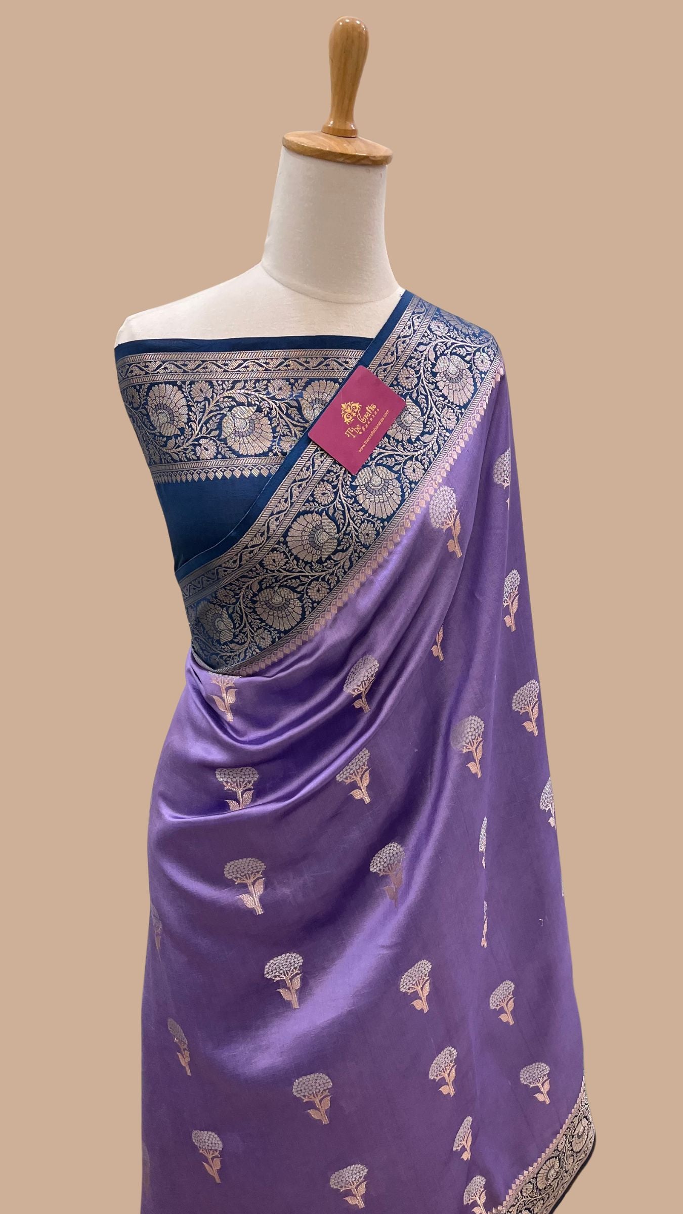 Pure Mango Silk Banarasi Saree